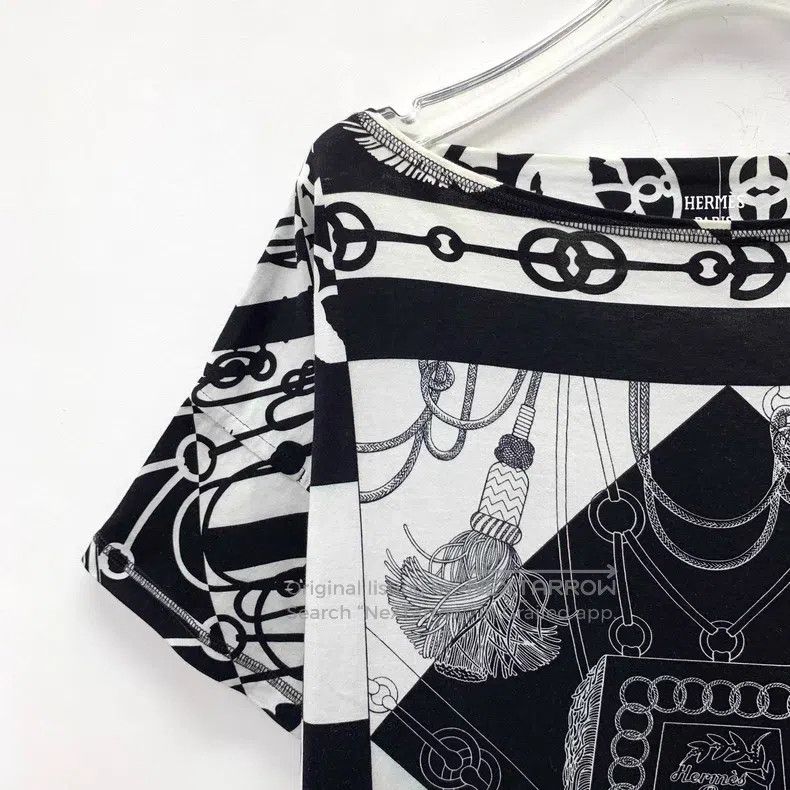 Hermes Hermes Color block buckle geometric pattern print cotton r Size S / US 4 / IT 40 - 3 Thumbnail