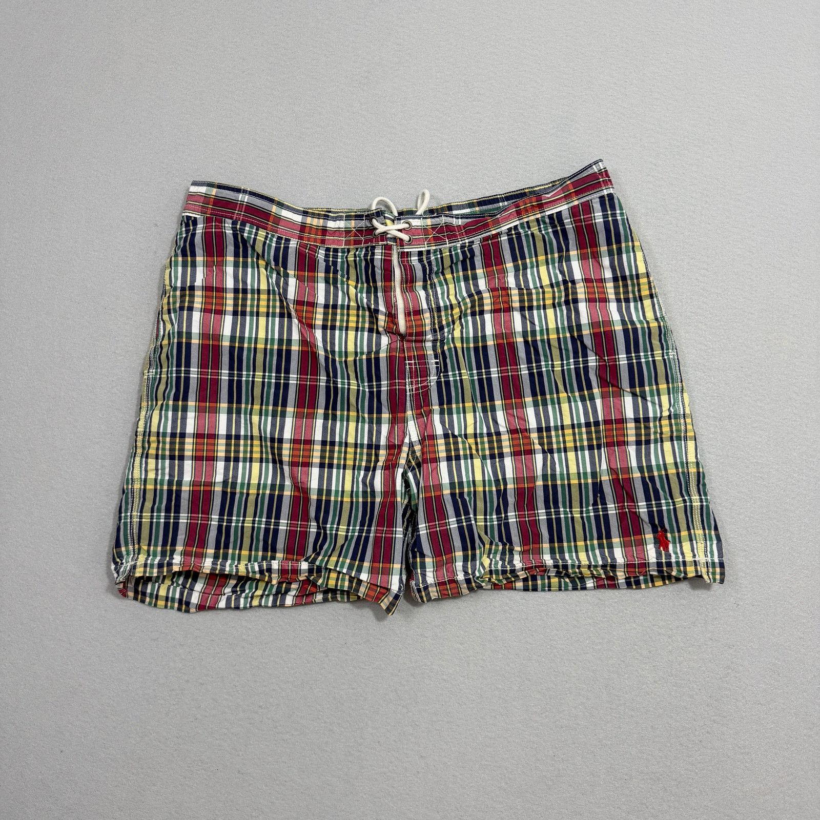 Polo Ralph Lauren Vintage Polo Ralph Lauren Plaid Swim Trunks 2XL Plaid Size US 38 / EU 54 - 1 Thumbnail