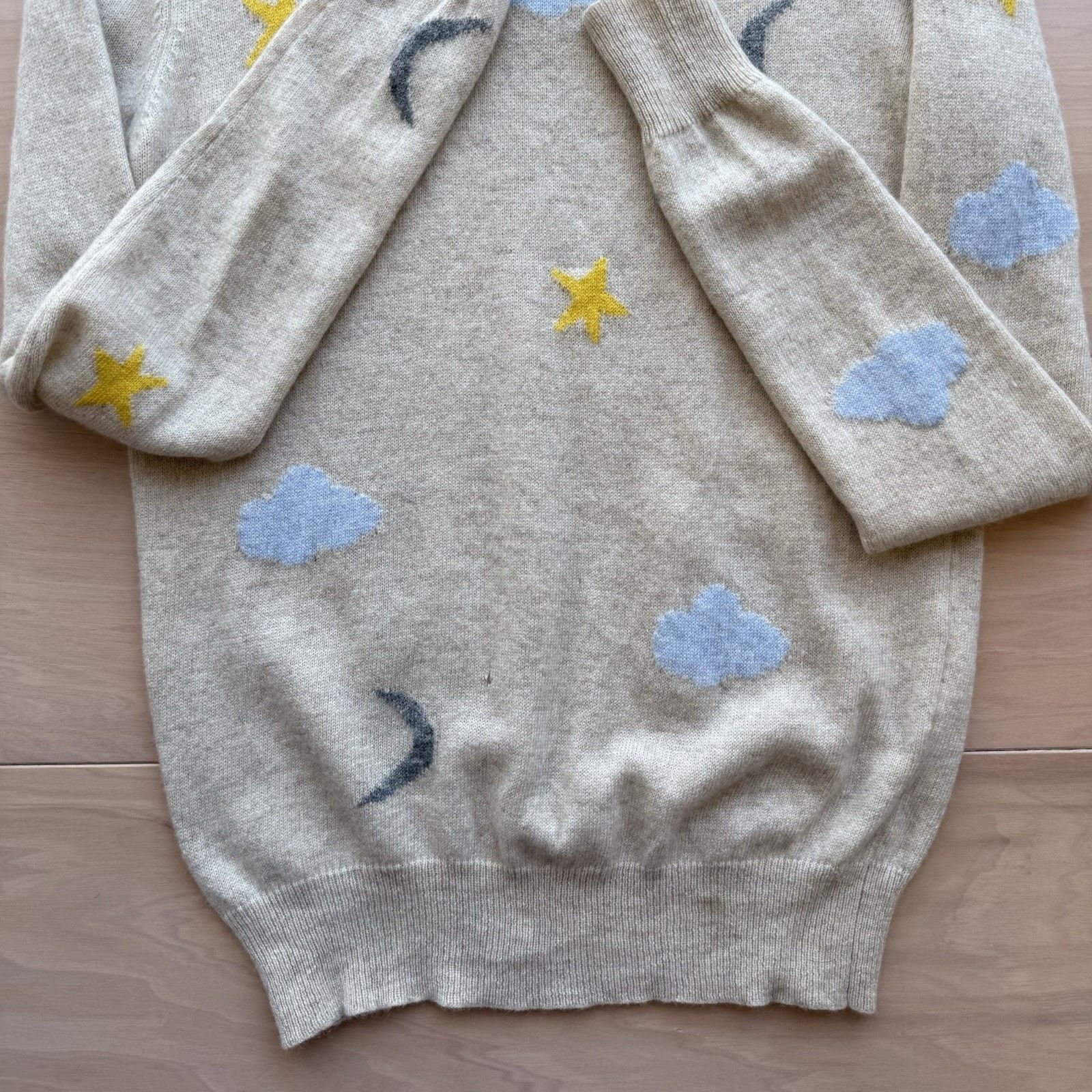 Other Jumper 1234 Cashmere Sweater 1 Multicolor Star Art Wool Size S / US 4 / IT 40 - 5 Thumbnail