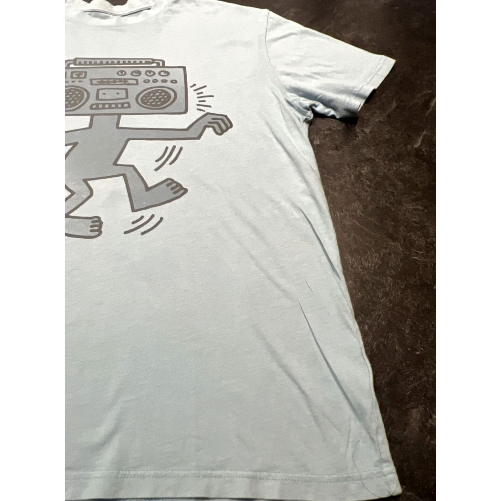 American Eagle Outfitters American Eagle Outfitters T-Shirt Men Short Sleeve Graphic Print Crew Neck Color Blue Size M Size US M / EU 48-50 / 2 - 4 Thumbnail