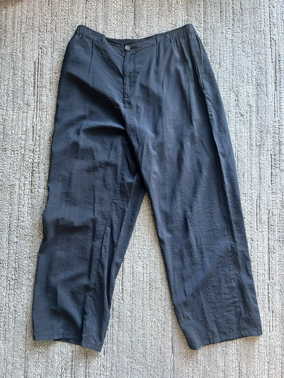 Our Legacy Our Legacy Luft Trouser Black Liquid Viscose Size US 36 / EU 52 - 1 Thumbnail