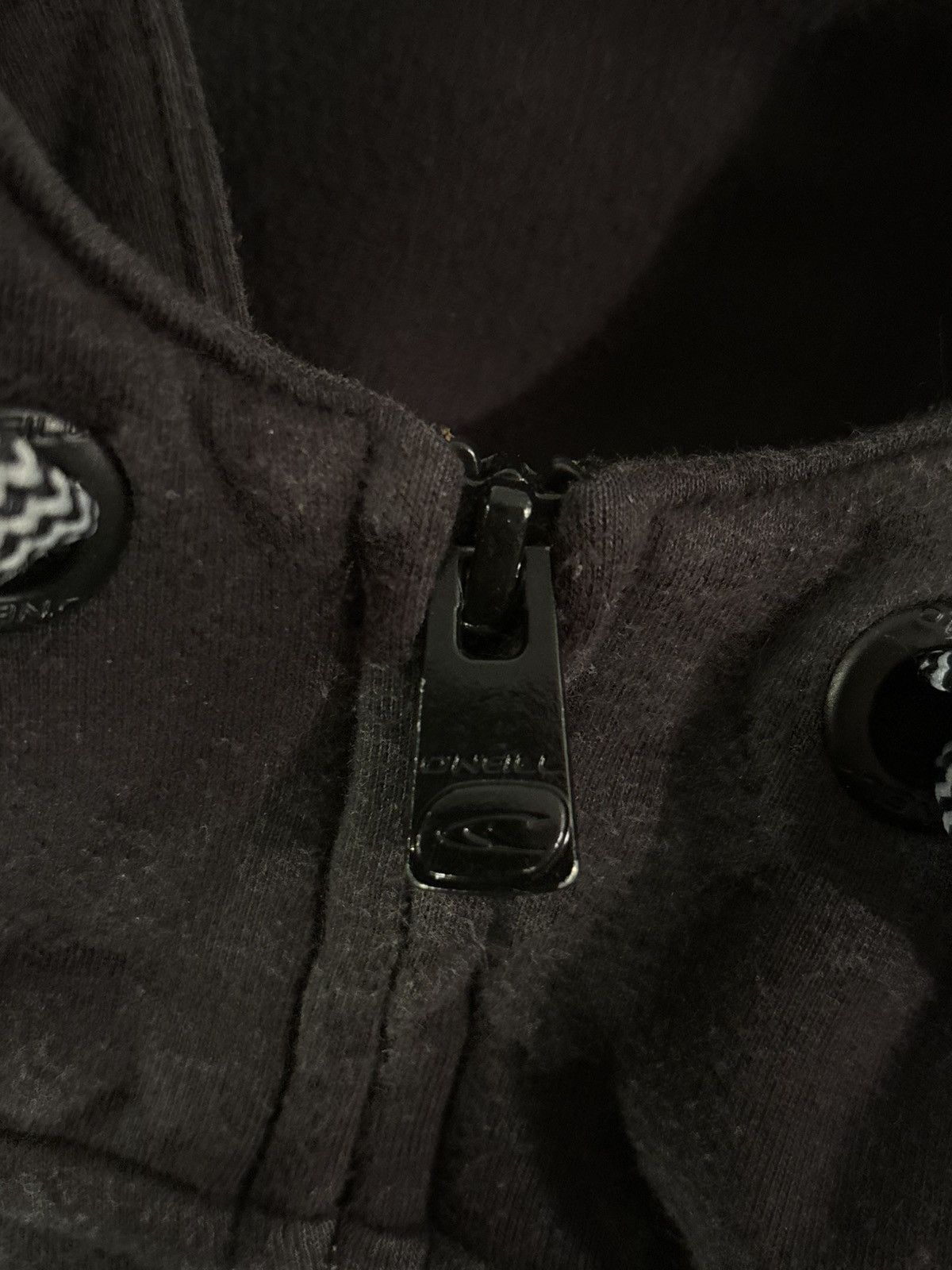 O'Neill Y2K O'Neill Stitch Geometric Fleece Lined Zip Up Hoodie Sz L Size US L / EU 52-54 / 3 - 9 Thumbnail