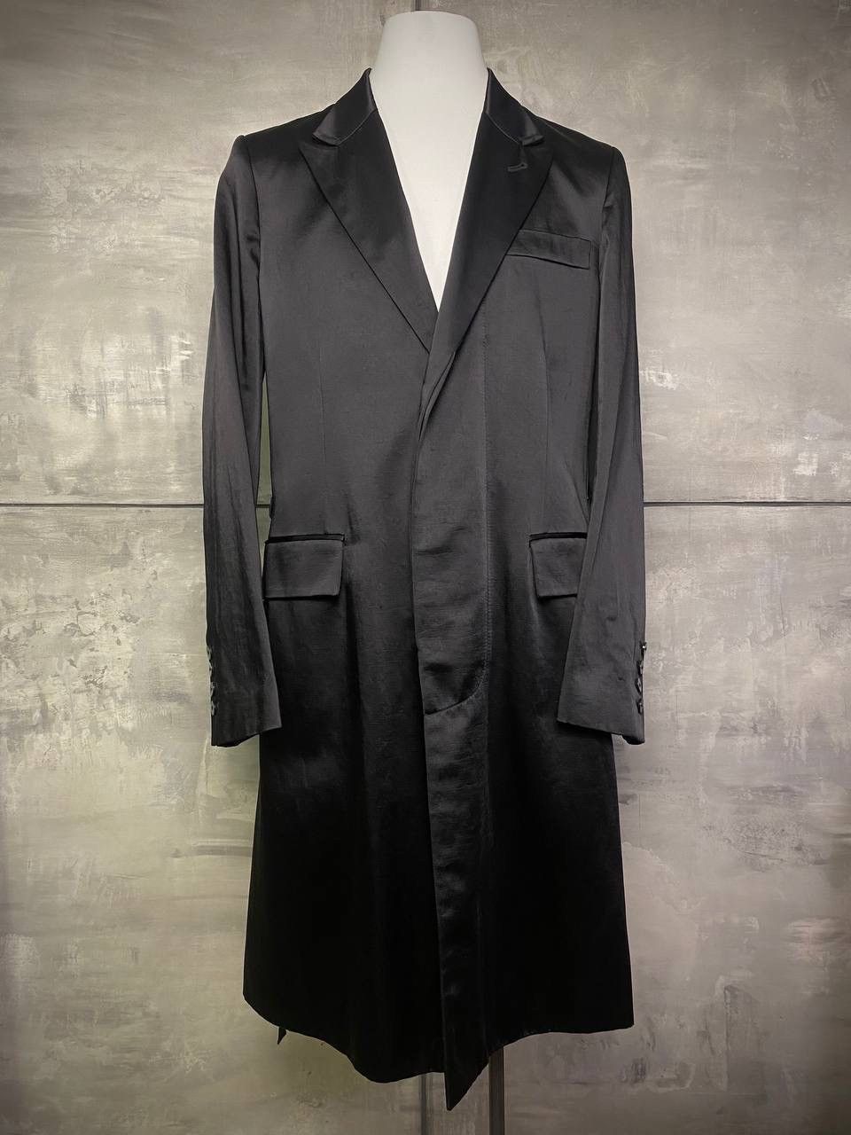 Ann Demeulemeester FW15 Silk Coat With Straps Sample Runway S-M Size US S / EU 44-46 / 1 - 8 Thumbnail