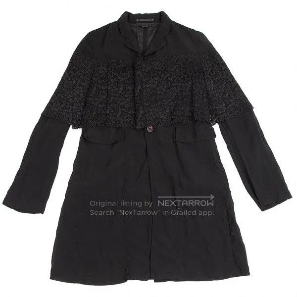 Comme des Garcons Comme Des Garcons 2010 Flower lace layered jacket Size XS / US 0-2 / IT 36-38 - 1 Thumbnail