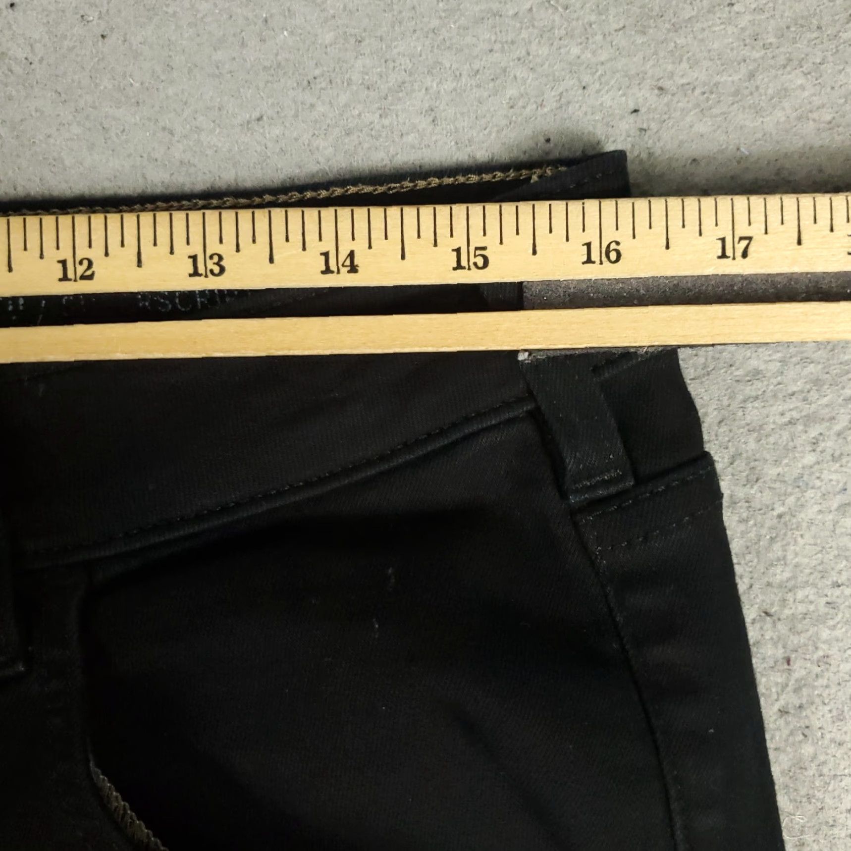 Vintage VINTAGE Pilcro Jeans Women Slim Skinny Denim Black 31x29.5 High Rise 5-Pocket Regular Womens Size 24" / US 00 / IT 34 - 3 Thumbnail