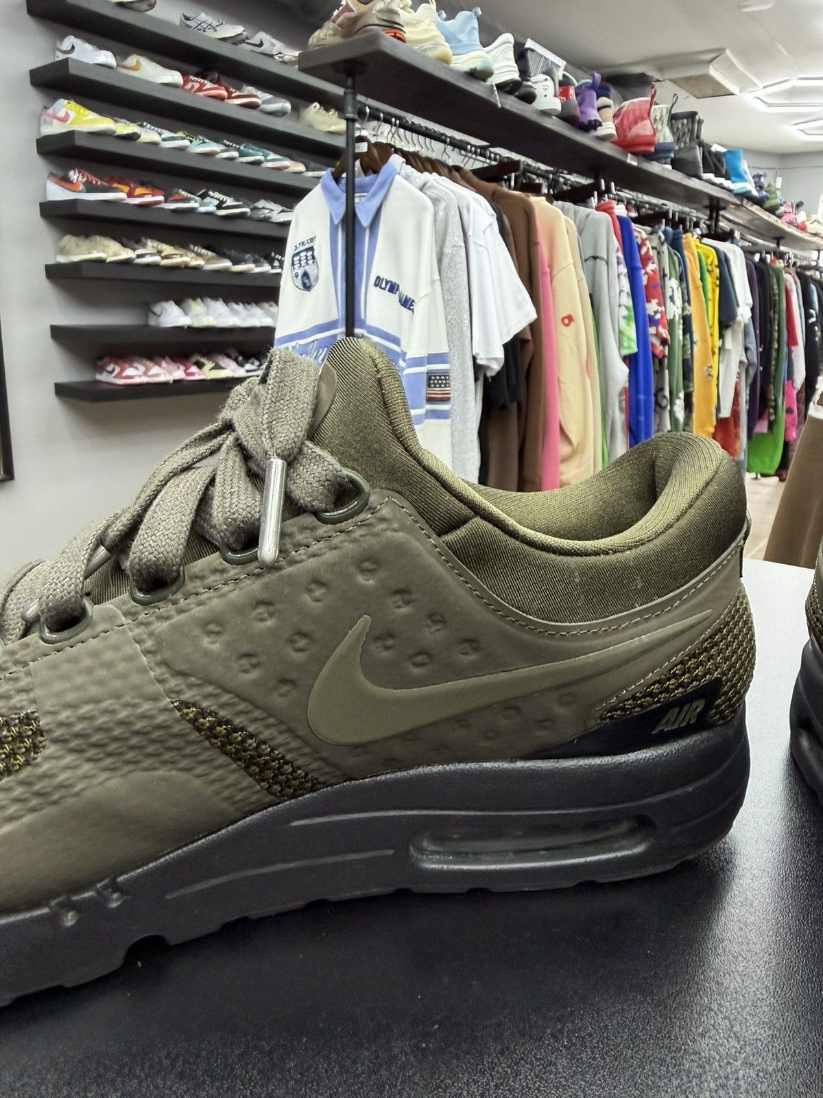 Nike Size 9.5 - Nike Air Max Zero Premium Dark Loden Size US 9.5 / EU 42-43 - 5 Thumbnail