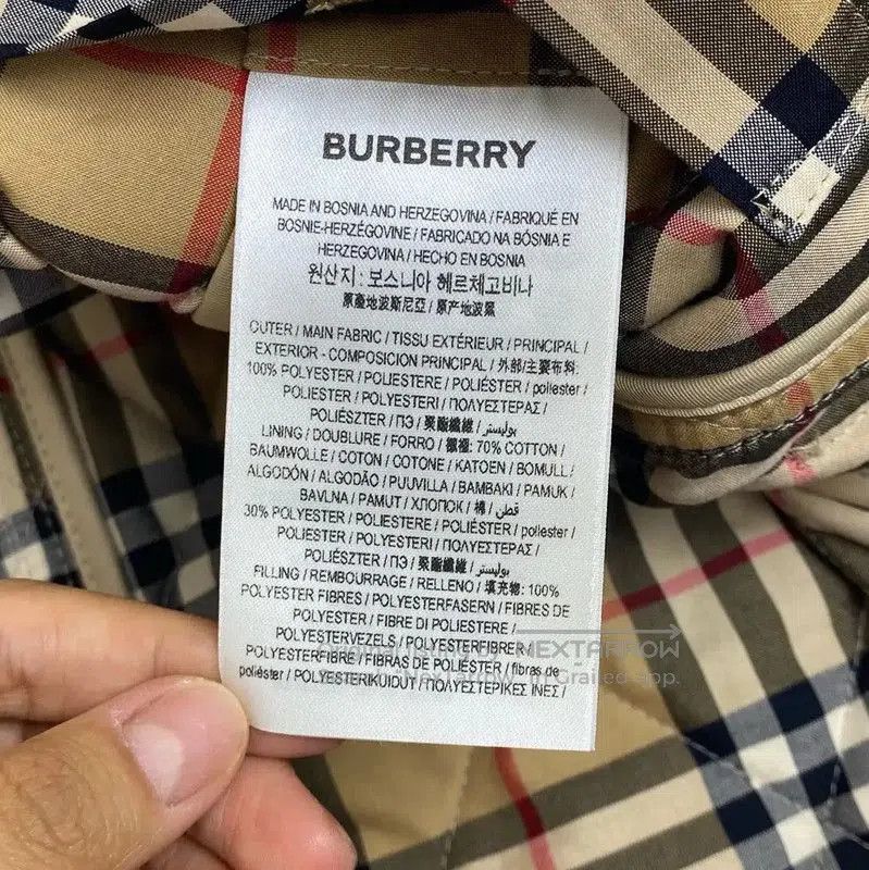 Burberry Burberry Quilted Cotton Winter Jacket in Light Brown. Size M / US 6-8 / IT 42-44 - 7 Thumbnail