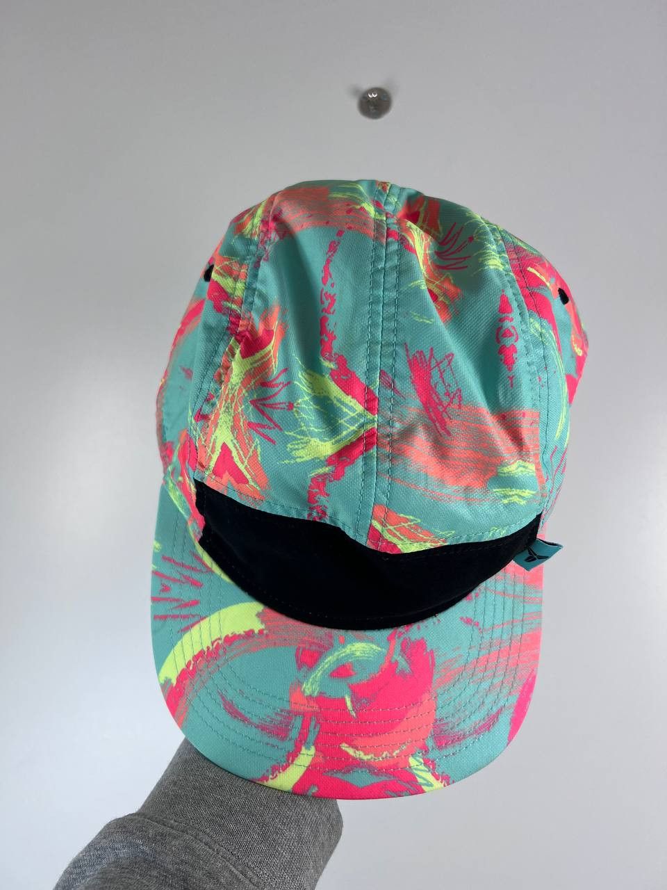 Nike Nike AW84 5 Panel Cap Multicolor Abstract Pattern ONE SIZE Size ONE SIZE - 4 Thumbnail
