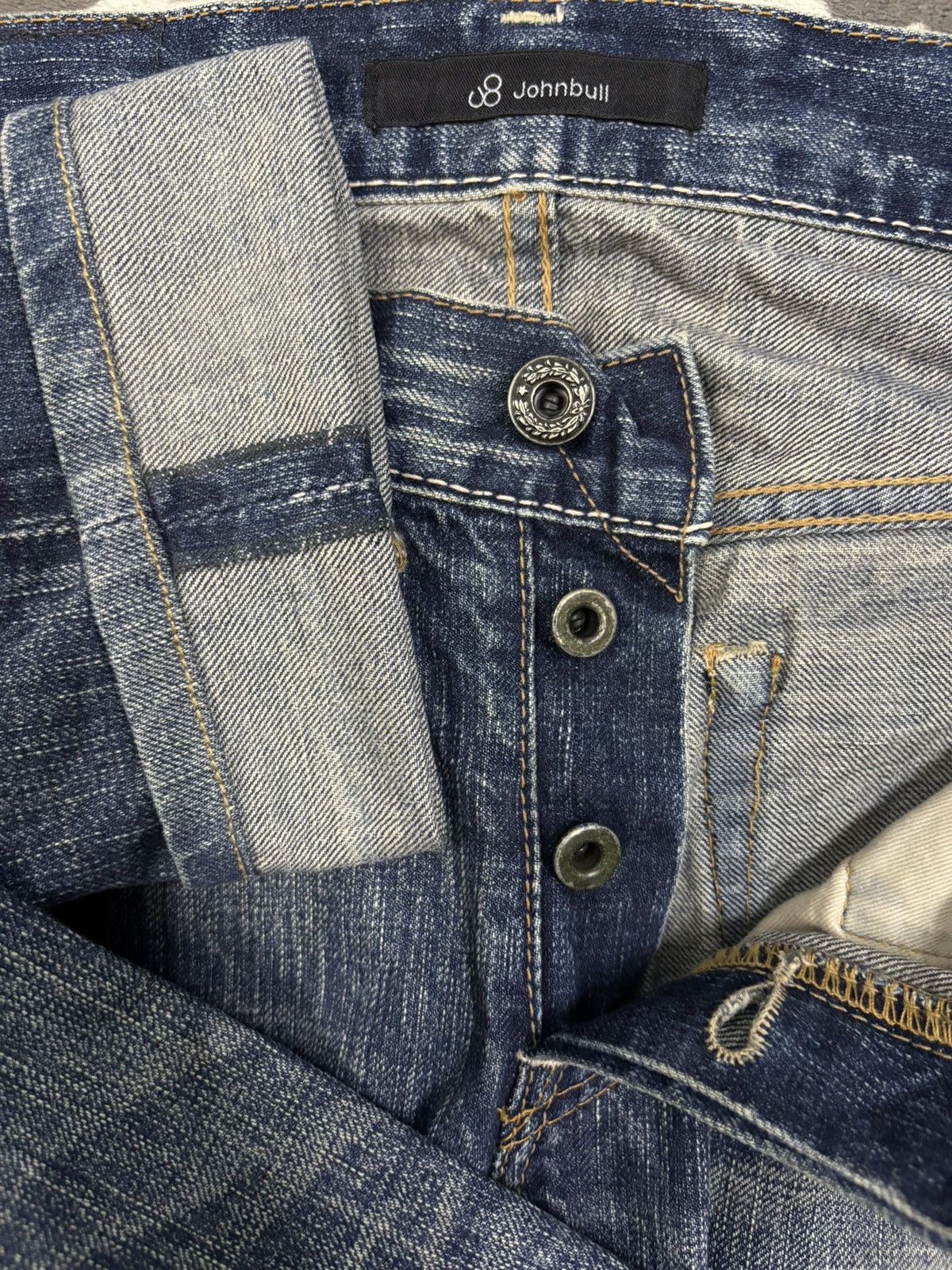 Junya Watanabe Vintage Japanese Brand Johnbull Selvedge Distressed Jeans Size US 29 - 5 Thumbnail