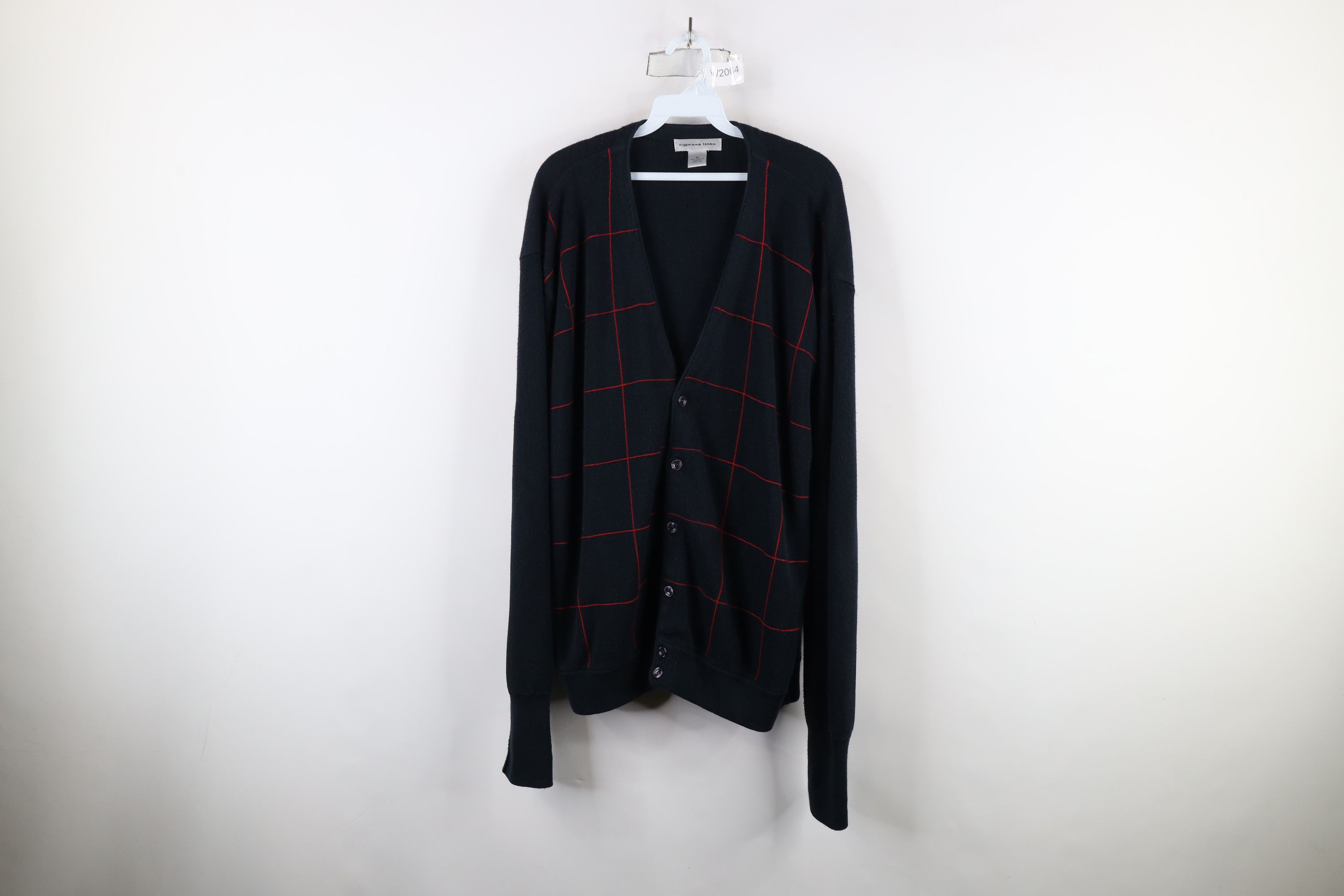 Vintage Vintage 90s Streetwear Knit Button Cardigan Sweater Size US XL / EU 56 / 4 - 1 Thumbnail