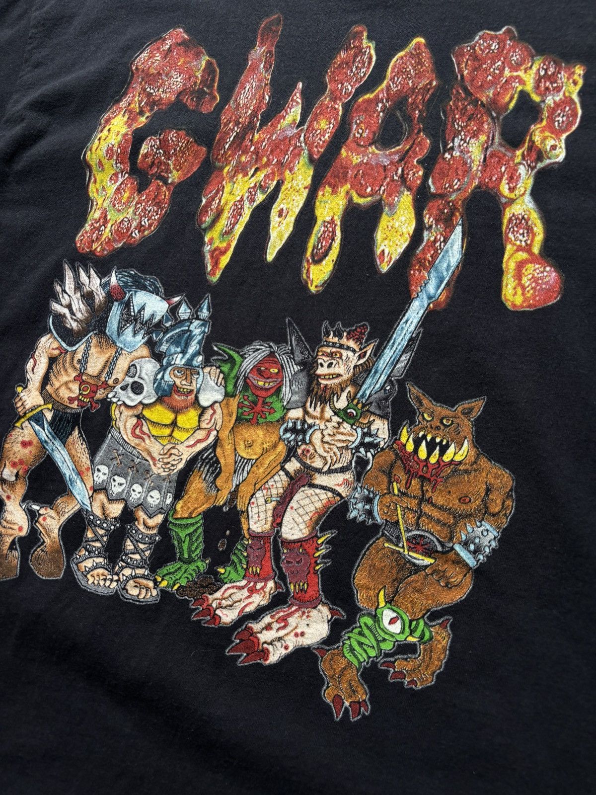 Vintage Gwar Very Rare T Shir 90s Size US L / EU 52-54 / 3 - 3 Thumbnail