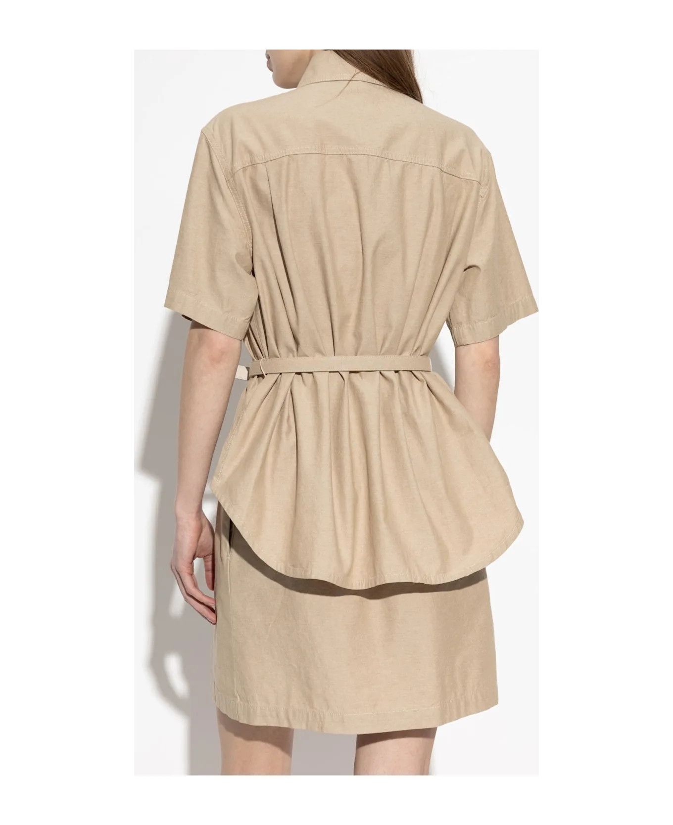 Fendi o1s1wg110326 Dress in Beige Size XL / US 12-14 / IT 48-50 - 3 Thumbnail