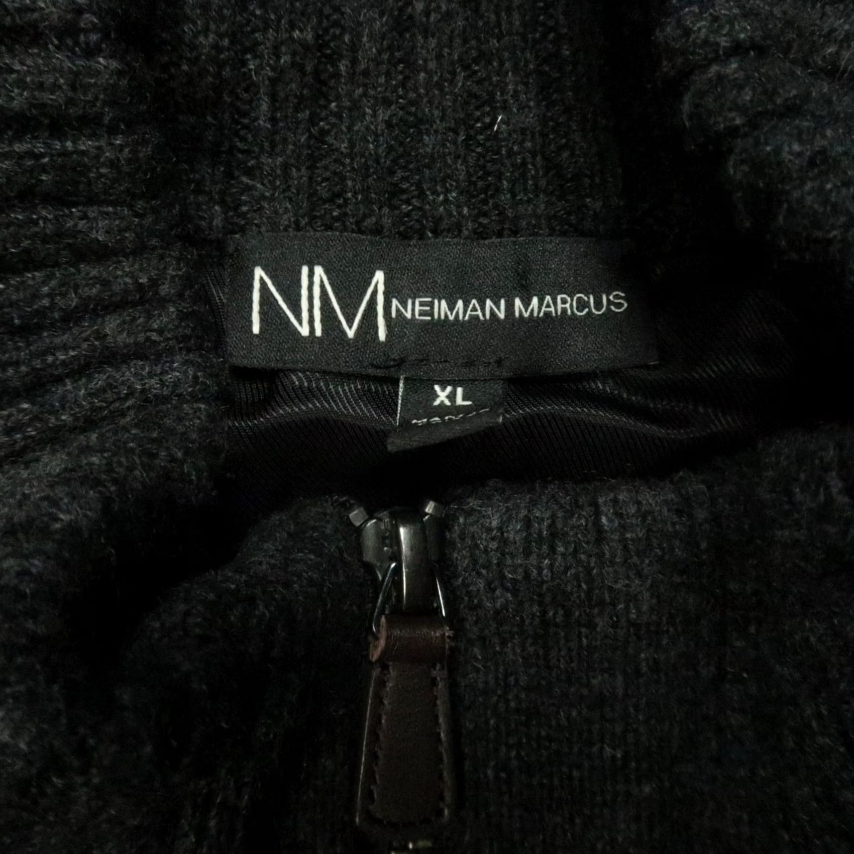 Neiman Marcus VINTAGE Neiman Marcus Vest Men XL Gray Wool Cashmere Full Zip Pockets Sweater VTG Size US XL / EU 56 / 4 - 3 Thumbnail