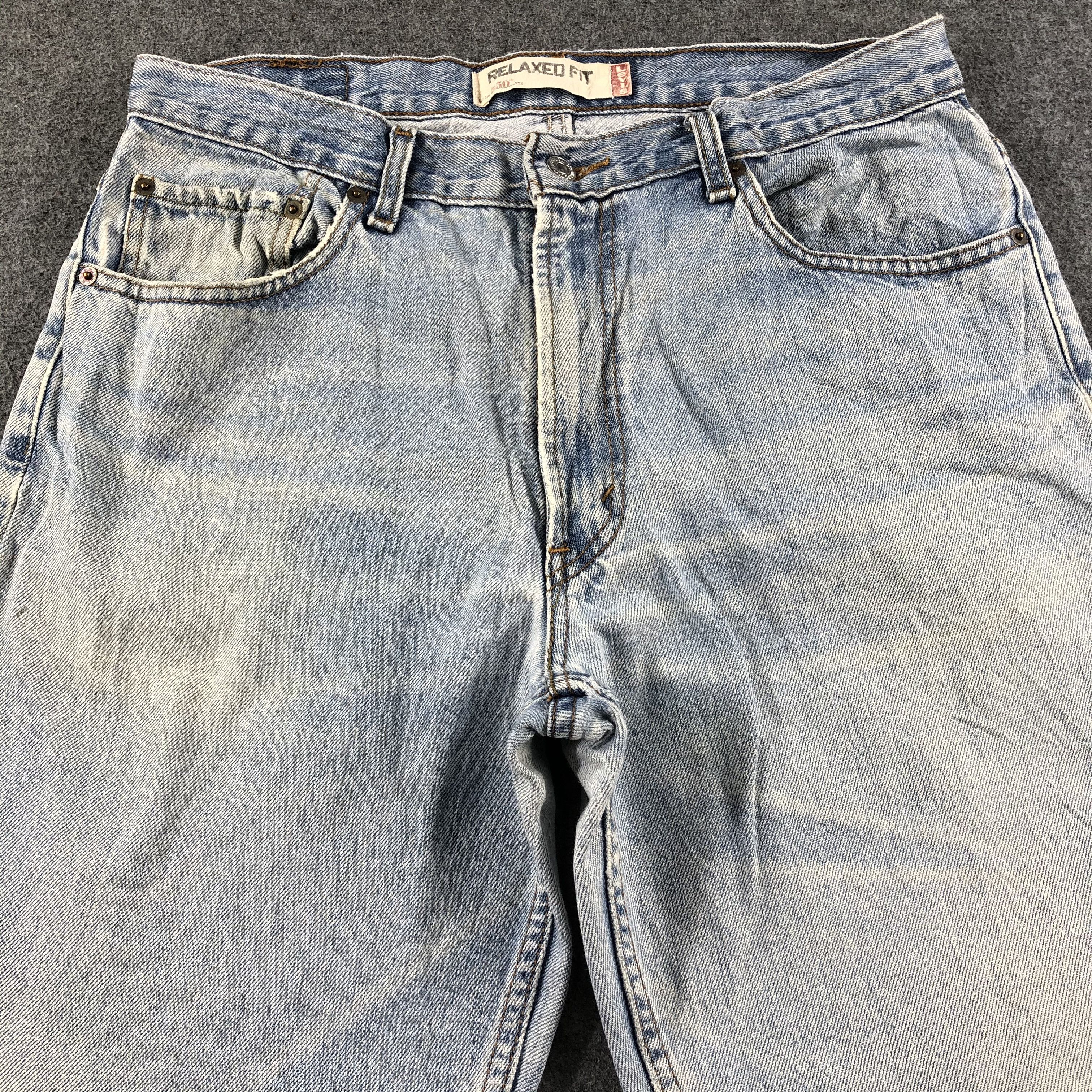 Levi's Vintage Blue Wash Levis 550 Jeans-J2497 Size US 34 / EU 50 - 3 Thumbnail