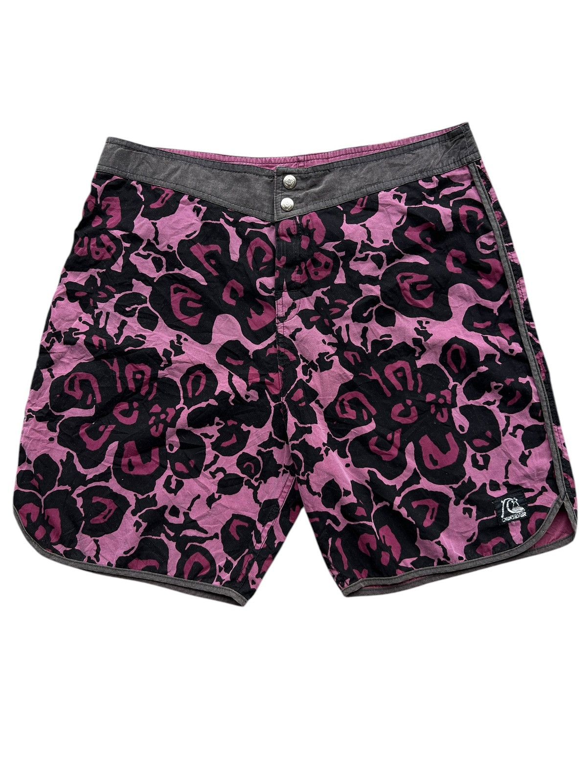 Quiksilver × Vintage Pick🔥 Vintage 80s Quiksilver Short Pants Size US 34 / EU 50 - 1 Thumbnail