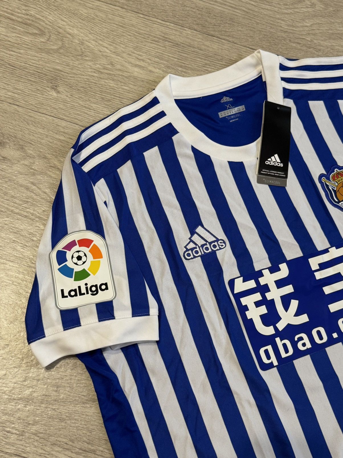 Adidas 🔷Adidas Real Sociedad 2017/18 Soccer jersey🔷 Size US XL / EU 56 / 4 - 2 Thumbnail
