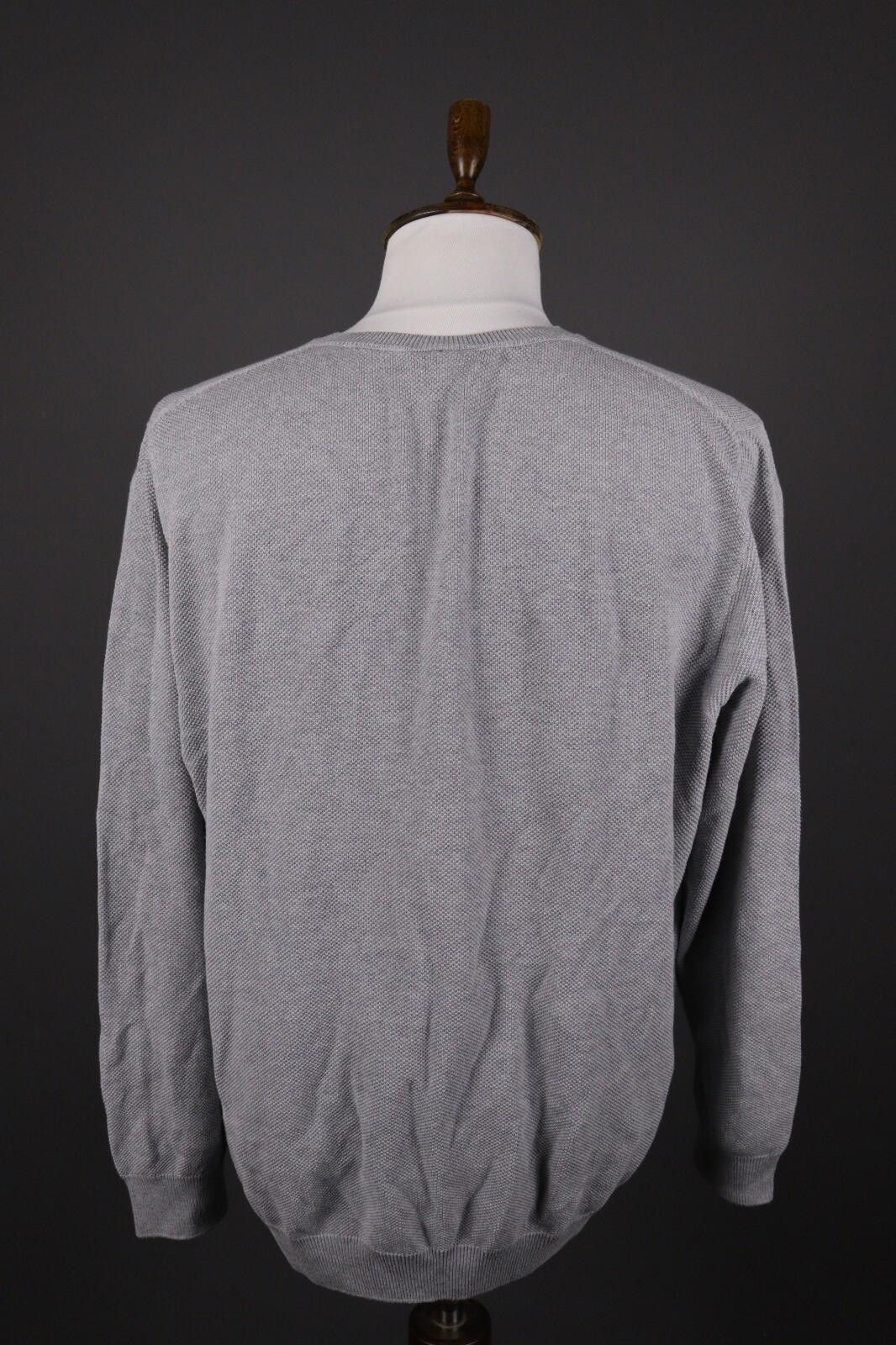 Lacoste Lacoste Gray Cotton Knit Sweater Size FR 7 / US 2XL Size US XXL / EU 58 / 5 - 7 Thumbnail