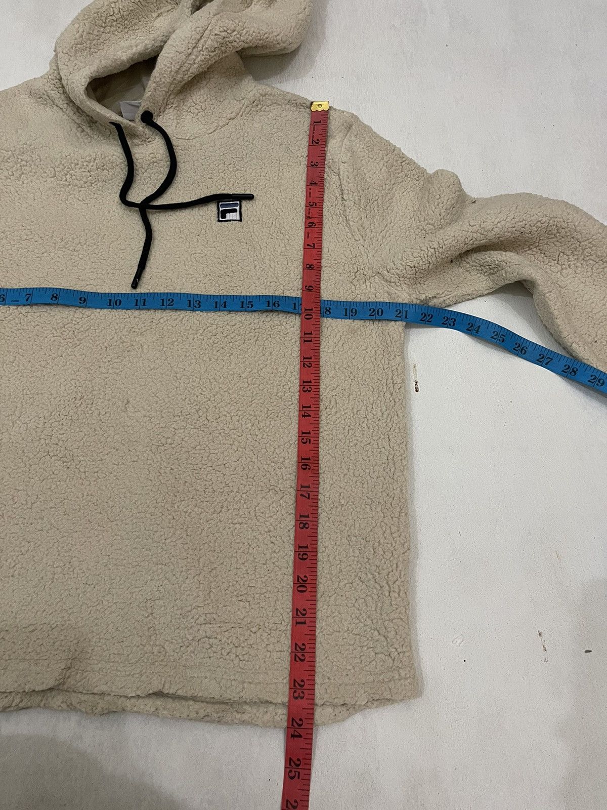 Fila Fila Plain Cream Fur Fleece Size M / US 6-8 / IT 42-44 - 6 Thumbnail