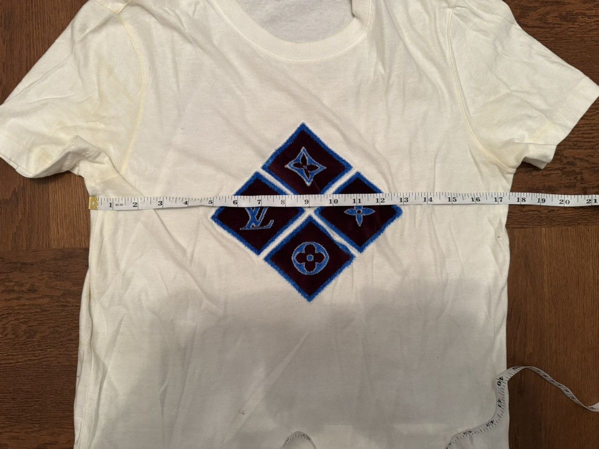 Louis Vuitton LV white tee Size US M / EU 48-50 / 2 - 4 Thumbnail