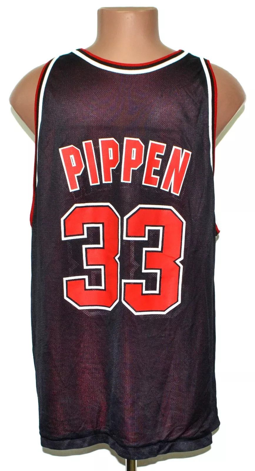 Champion NBA CHICAGO BULLS SHIRT #33 PIPPEN CHAMPION SIZE 48 (XL) Size US XL / EU 56 / 4 - 2 Thumbnail