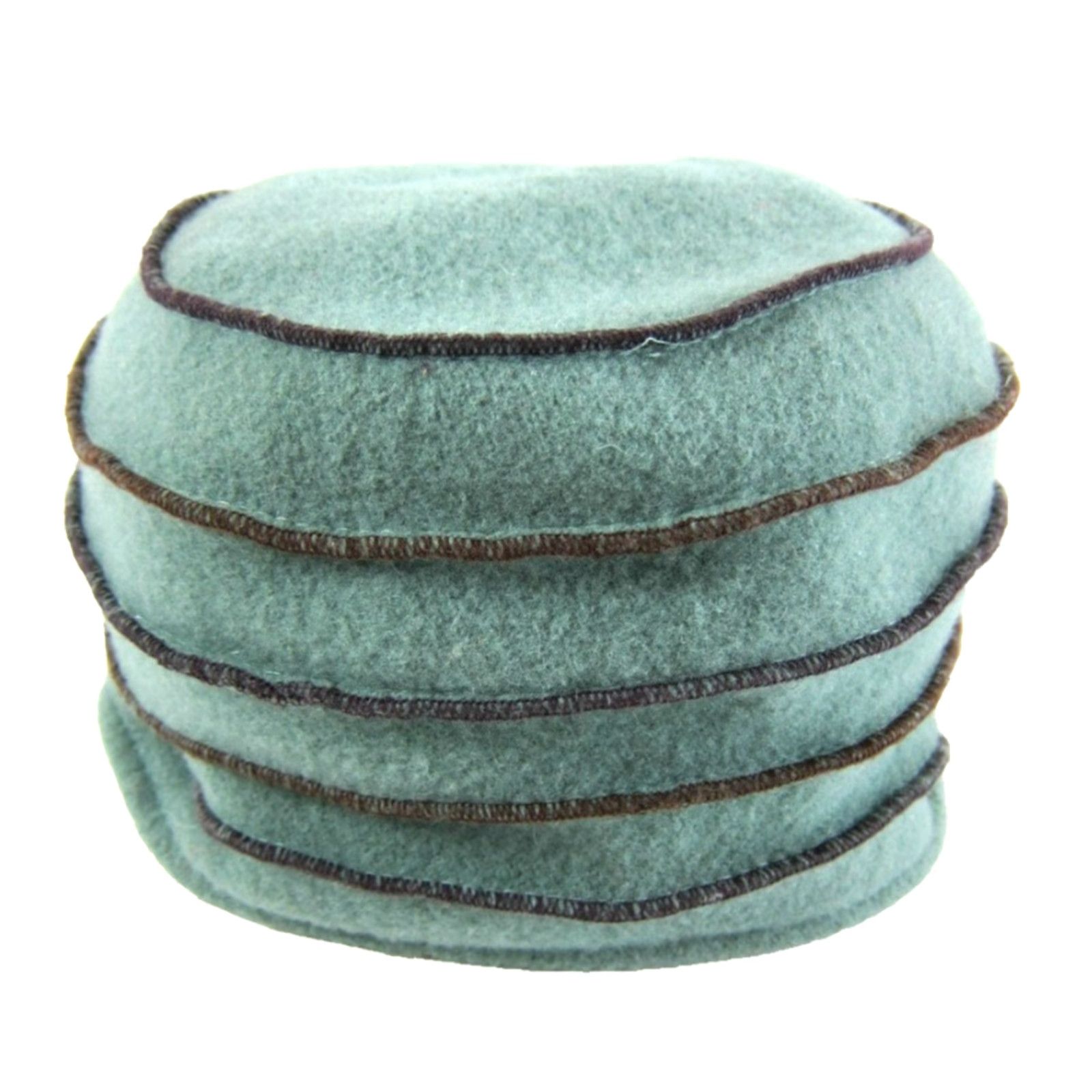 Altea Asian Eye Beanie Hat Women S Wool 100% Blue Teal Brown Size ONE SIZE - 6 Thumbnail
