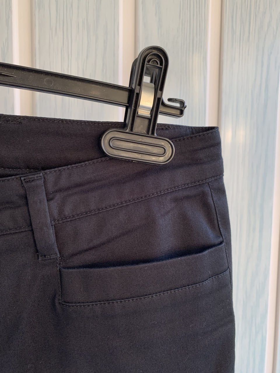 Prada × Vintage Prada Women’s 2011 Black Tab Cotton Straight Trousers Size 30" / US 8 / IT 44 - 6 Thumbnail