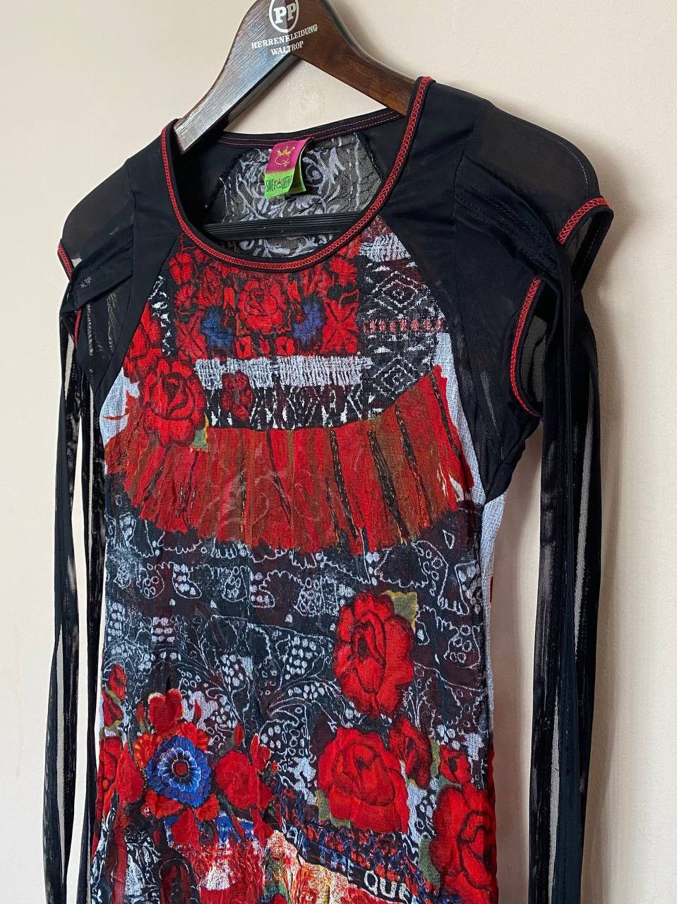 Hysteric Glamour Save The Queen Mesh Floral Print Top JPG Style Size L / US 10 / IT 46 - 4 Thumbnail