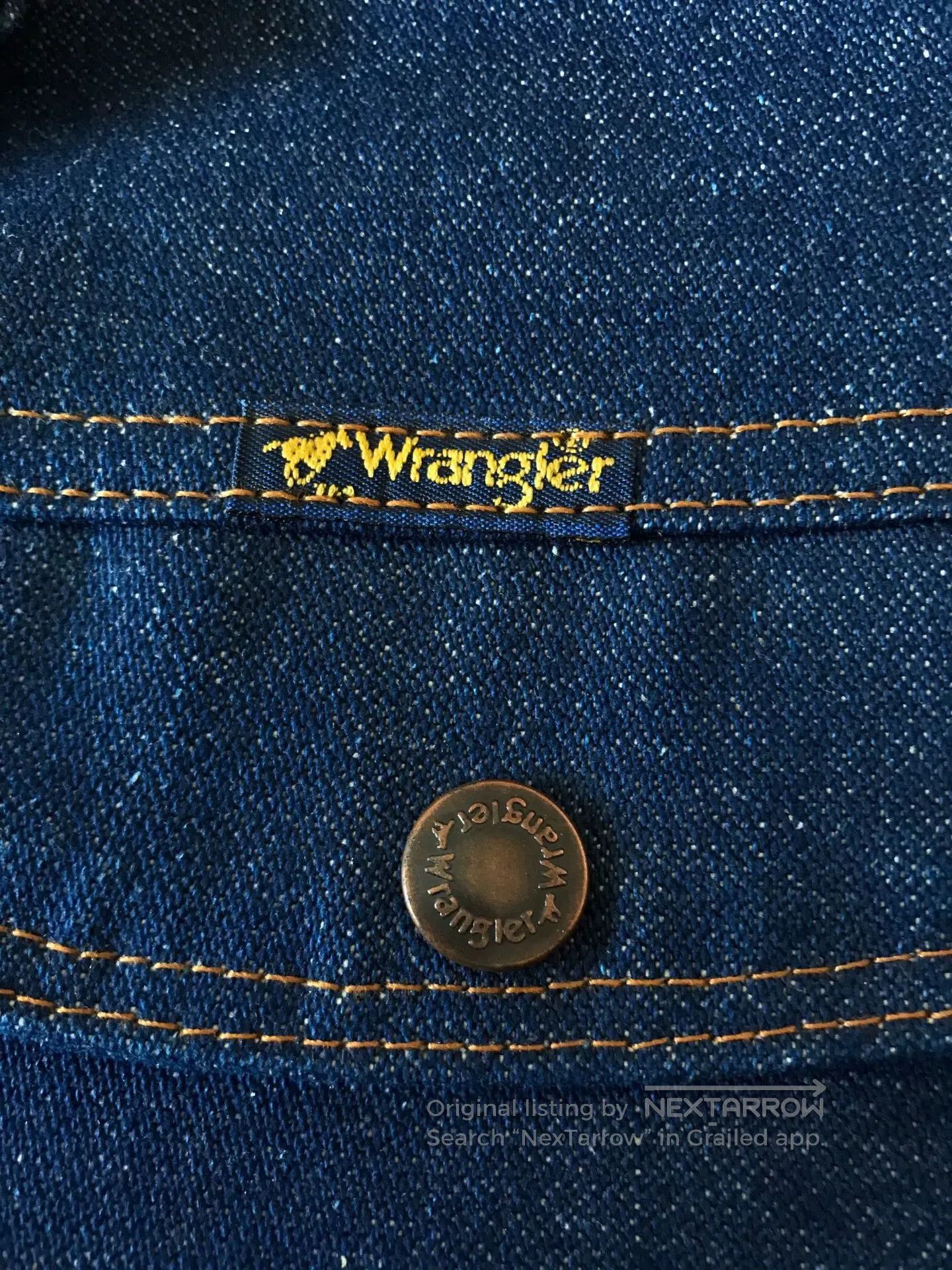 Wrangler 80s Wrangler 74220NV Western Denim Jacket. Size US XXS / EU 40 - 6 Thumbnail