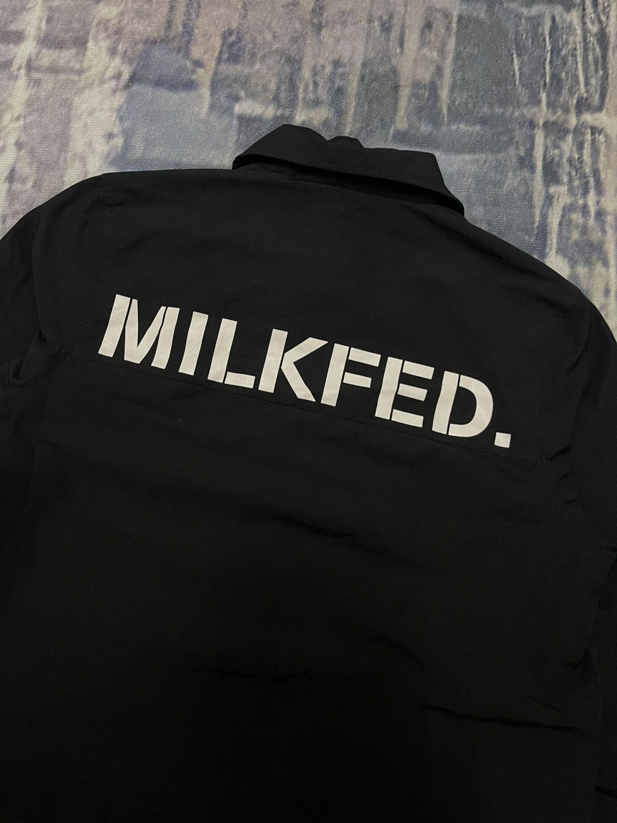 Japanese Brand 2000s MILKFED SPELLOUT COACH JACKET RARE DESIGN Size US S / EU 44-46 / 1 - 12 Thumbnail