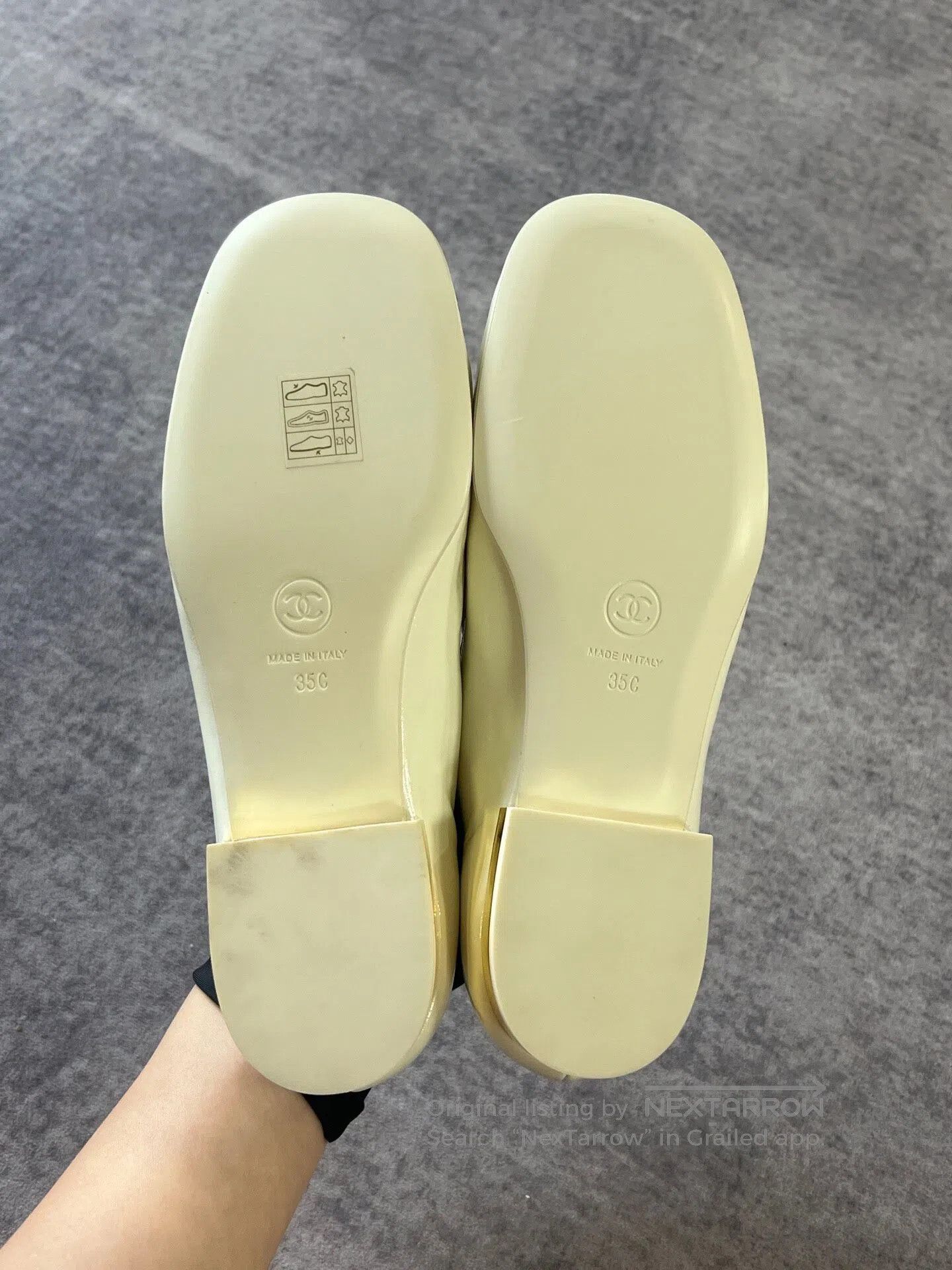 Chanel Chanel Beige Chanel CC Logo Loafers| Size US 4.5 / IT 34.5 - 8 Thumbnail