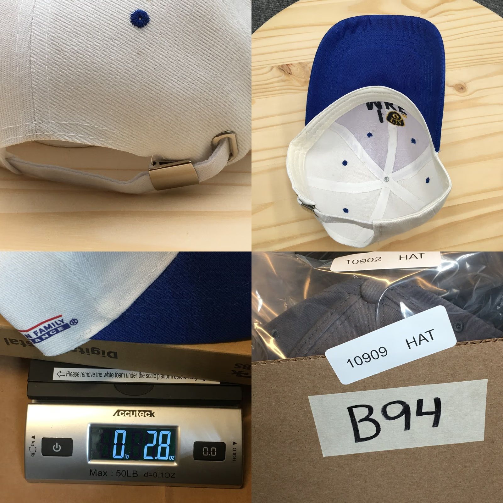 Vintage Milwaukee Brewers Baseball Cap Hat Mens One Size White Blue I Love MKE Logo Size ONE SIZE - 8 Thumbnail