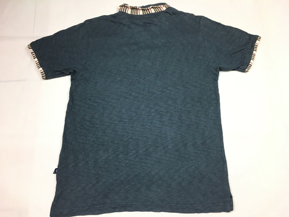 Hang Ten × Vintage Vintage 90s Hang Ten Striped Single Pocket Polo Tee Size US M / EU 48-50 / 2 - 2 Thumbnail