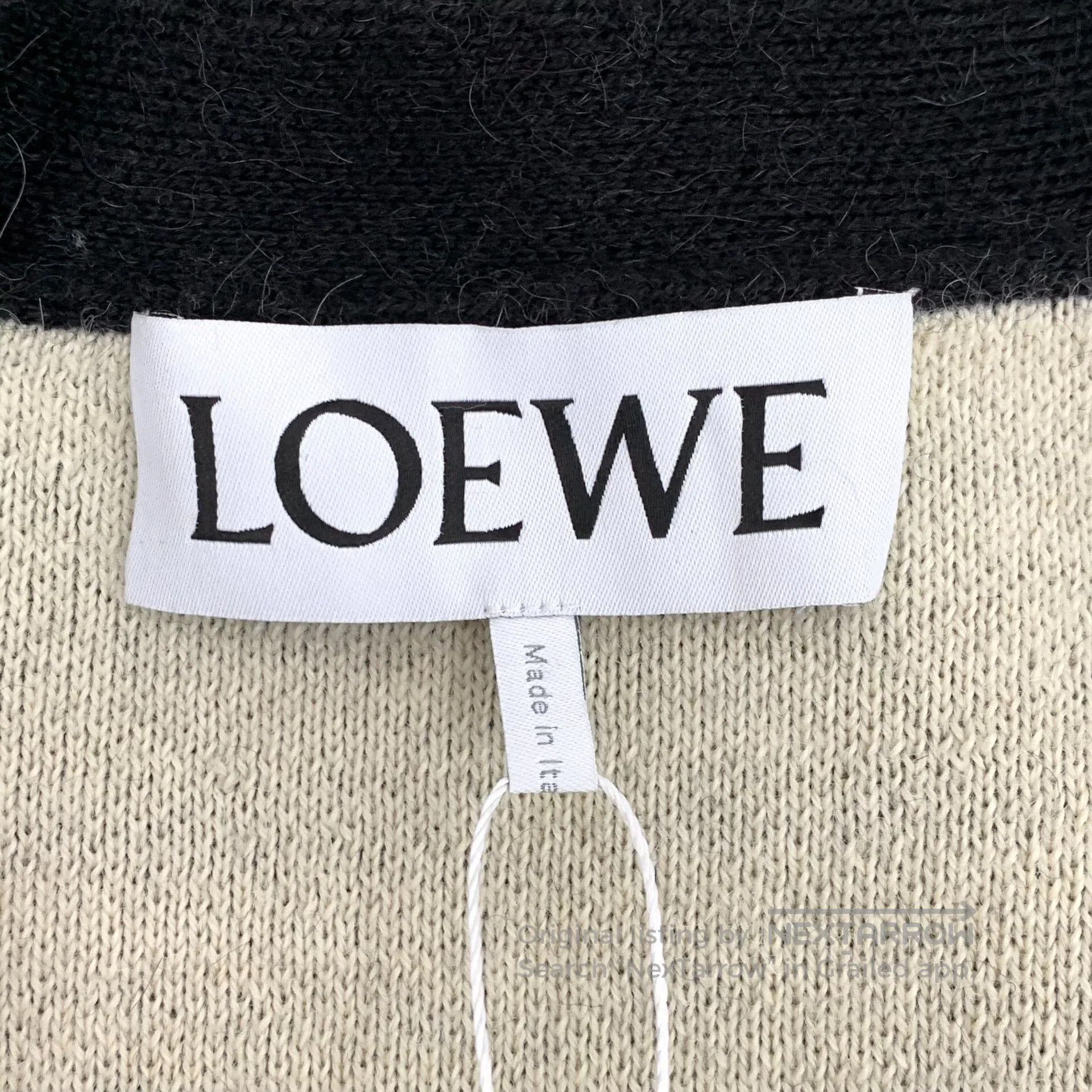 Loewe Loewe Black Floral Duck Intarsia Wool Cardigan. Size S / US 4 / IT 40 - 6 Thumbnail