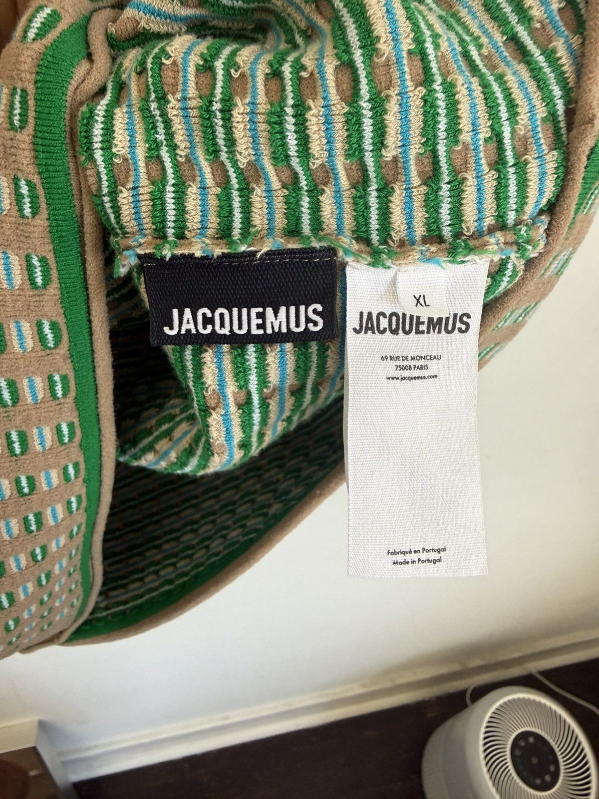 Jacquemus Jacquemus - Green & Beige 'Le Débardeur Macio' Tank Top Size US XL / EU 56 / 4 - 5 Thumbnail