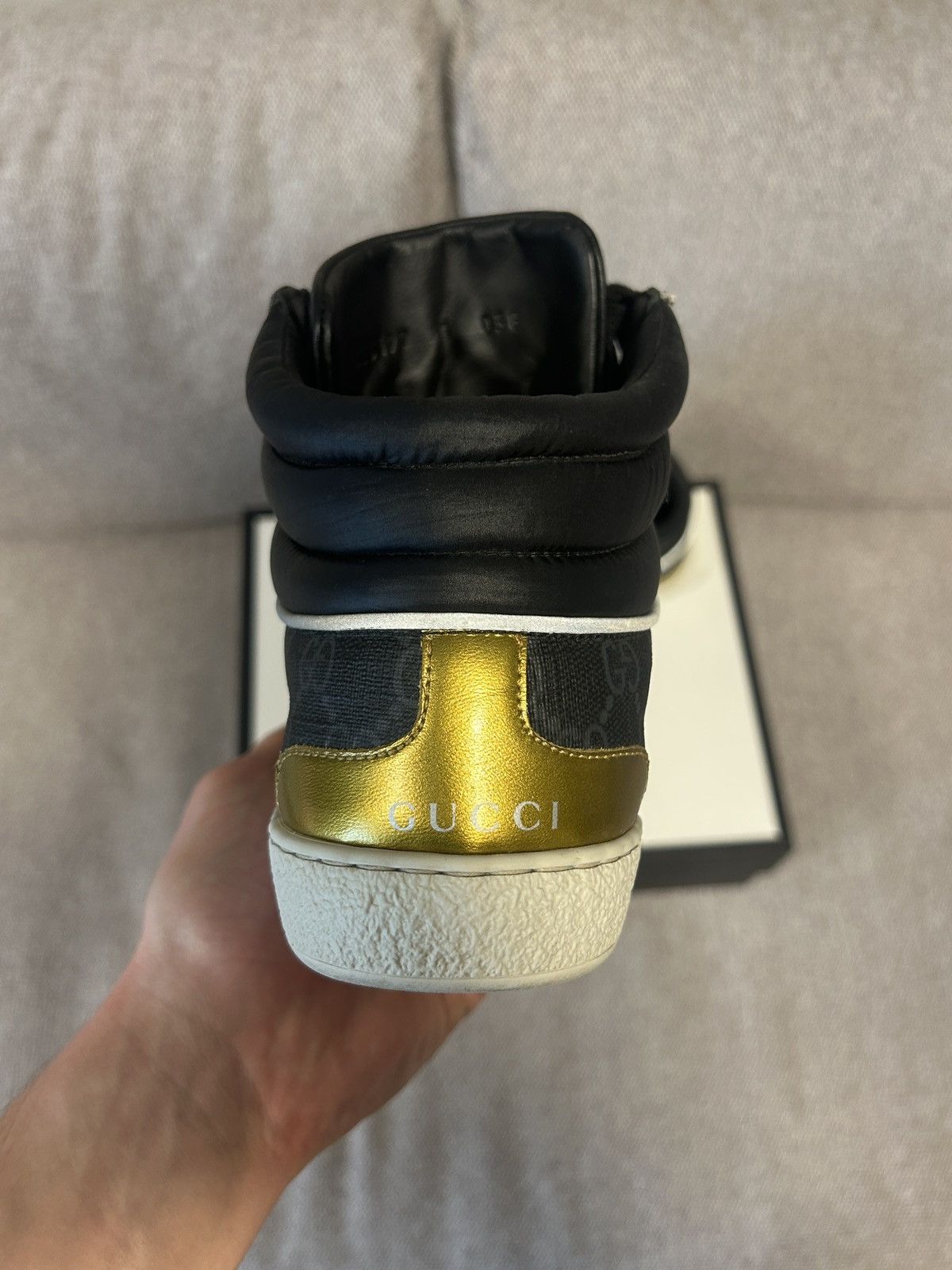 Gucci Gucci Ace GG High Top Size US 6 / EU 39 - 5 Thumbnail