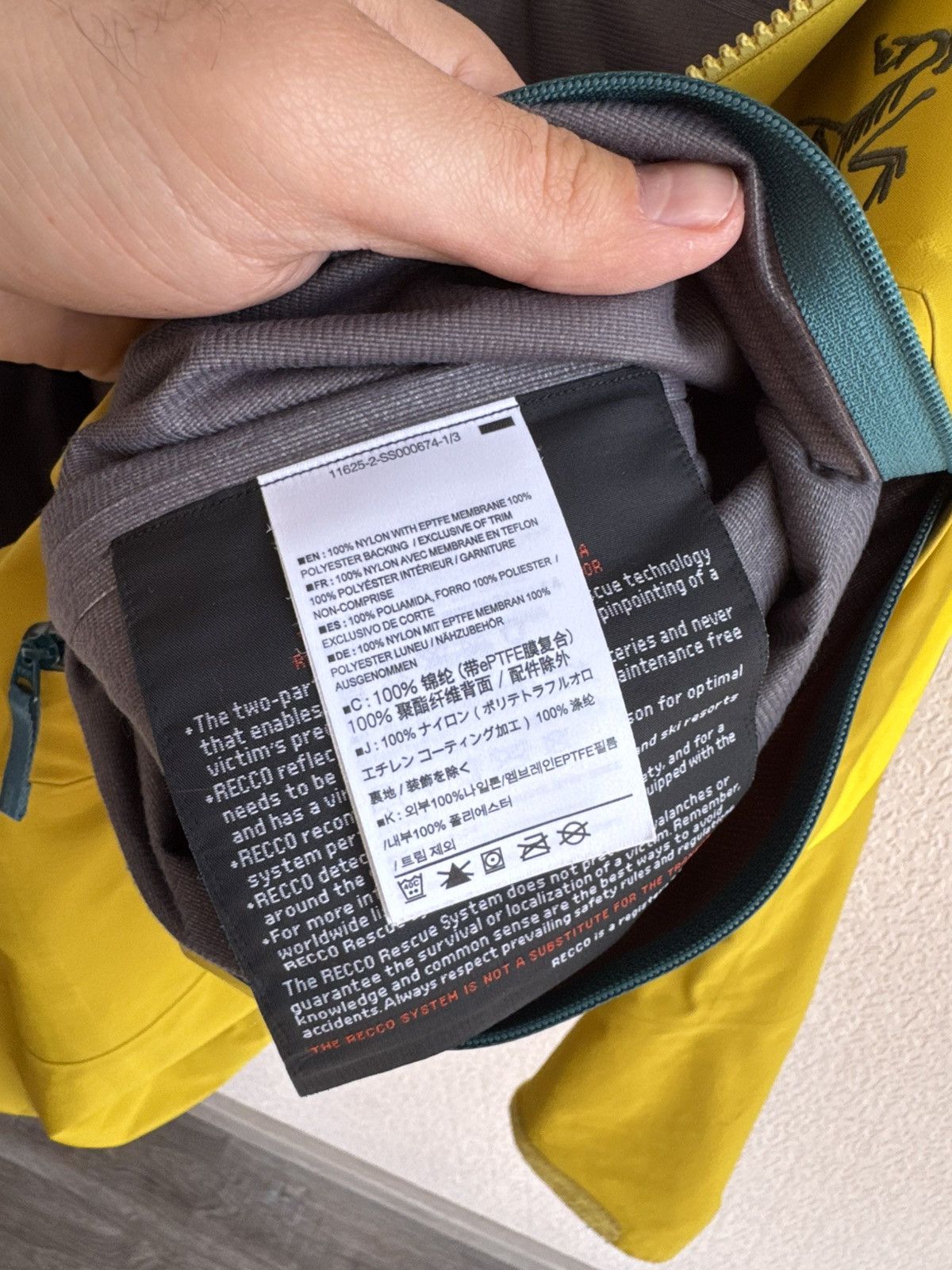 Arc'teryx Arc'teryx Rush Jacket Yellow Gore-tex Pro Snowboard/Ski Size US M / EU 48-50 / 2 - 5 Thumbnail