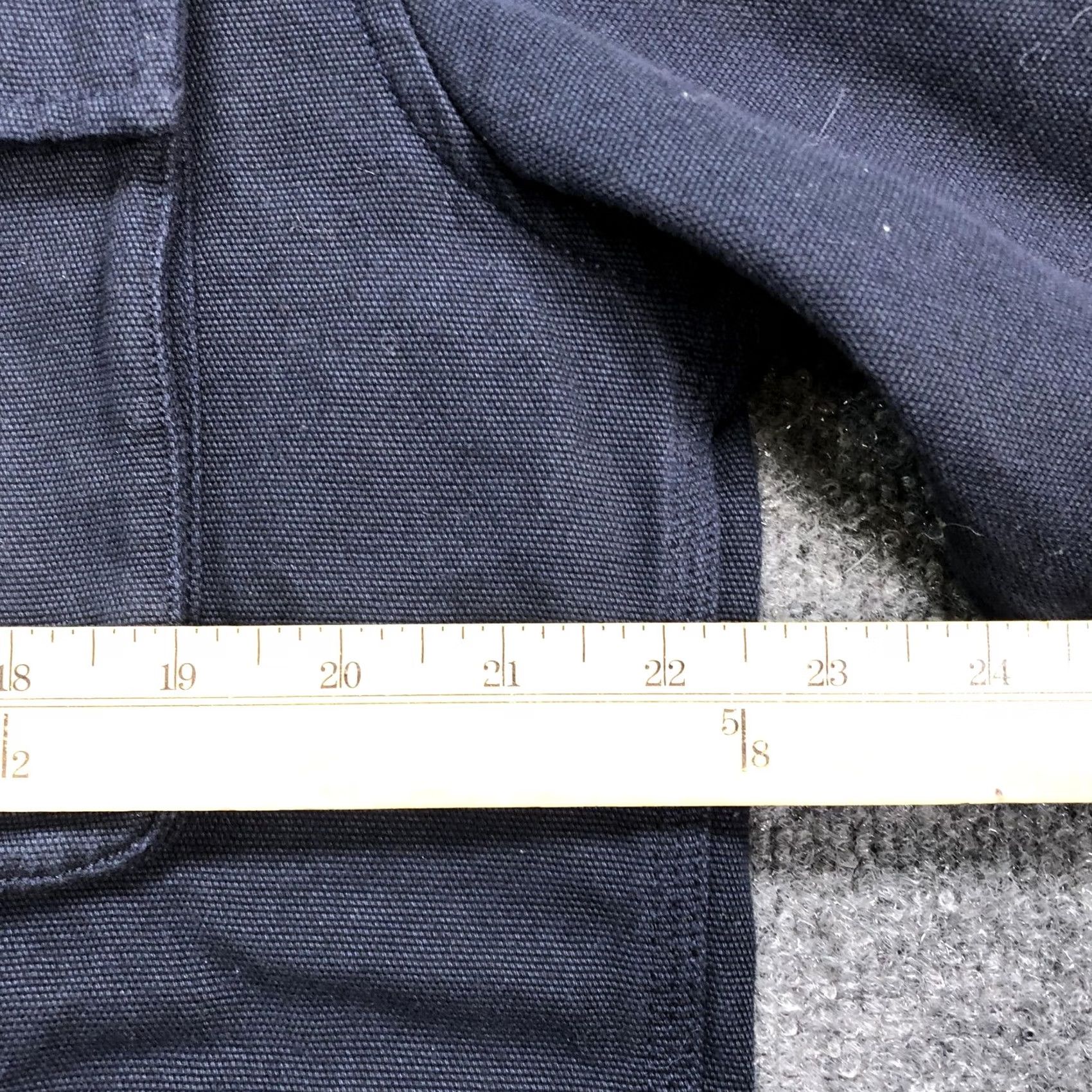 Vintage Tommy Jeans Jacket Mens Medium Blue Canvas Military Button Front Pockets Casual Size US 31 - 3 Thumbnail