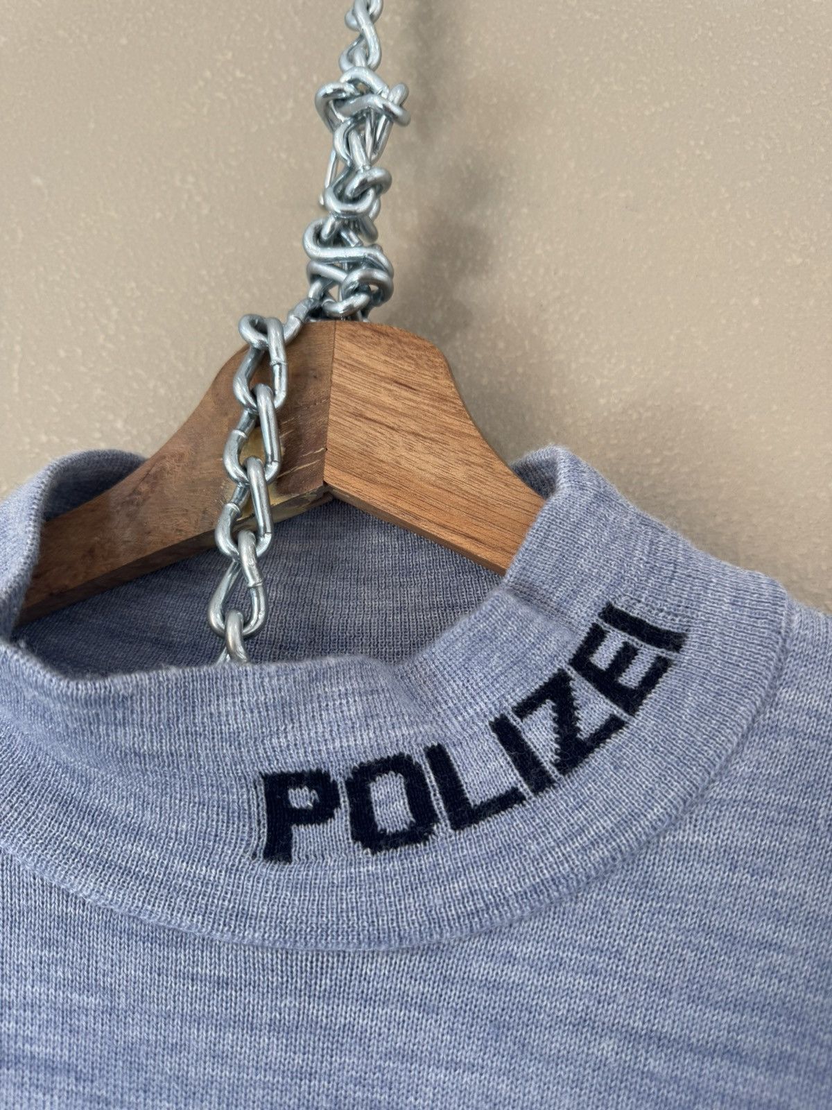 Vintage Vintage 90s OG Polizei Turtleneck Sweater Archive Military Size US M / EU 48-50 / 2 - 3 Thumbnail