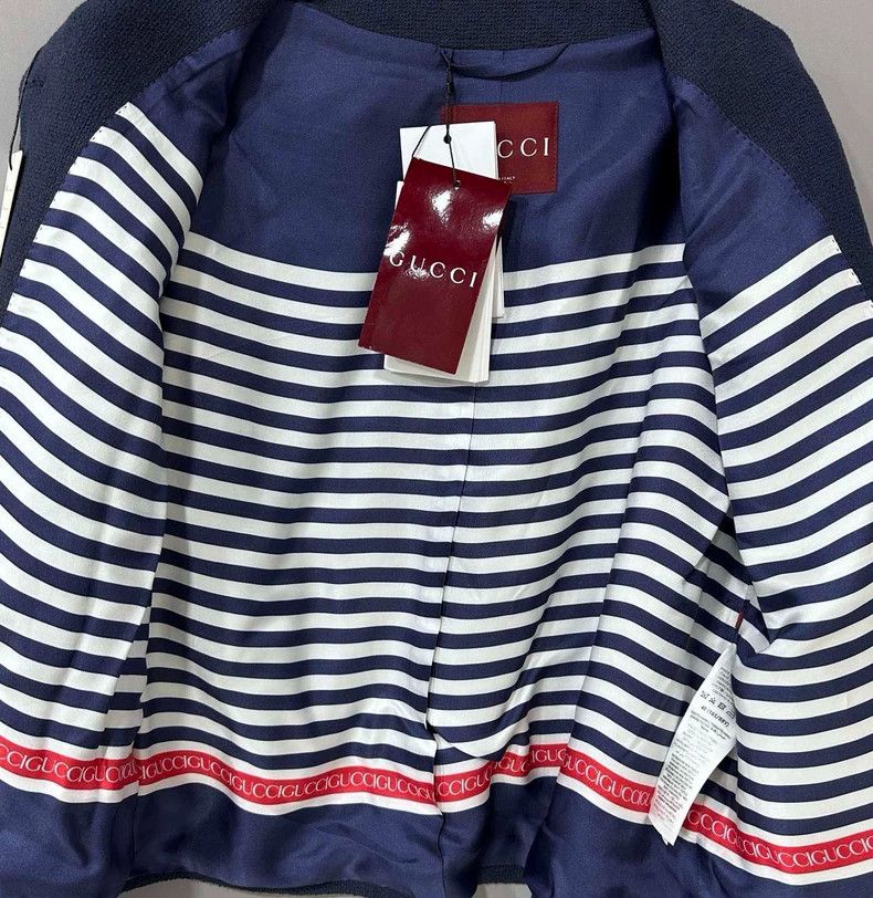 Gucci Gucci Tweed metal logo jacket 2506-Nextarrow Size S / US 4 / IT 40 - 3 Thumbnail