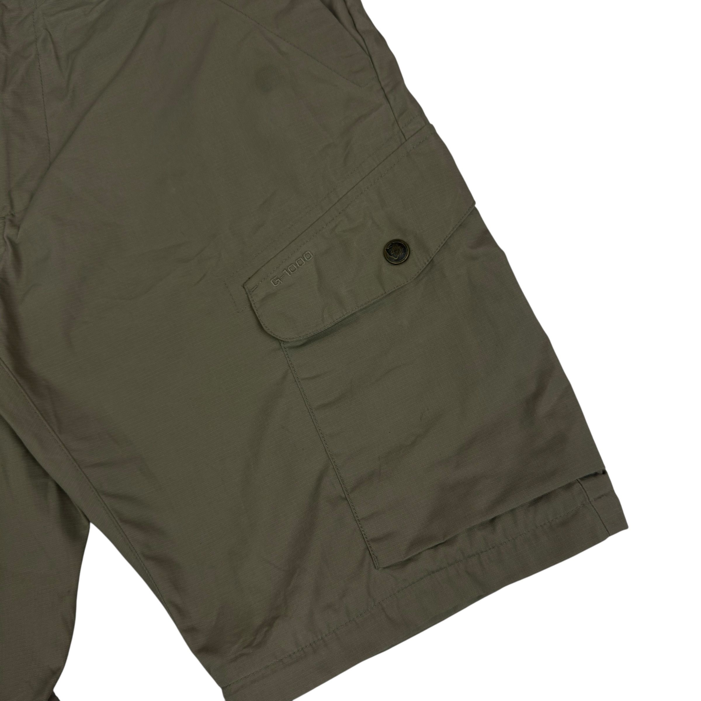 Fjallraven Fjallraven Ruaha Men's Olive Comfort Fit Mid Waist Shorts 32 Size US 32 / EU 48 - 4 Thumbnail