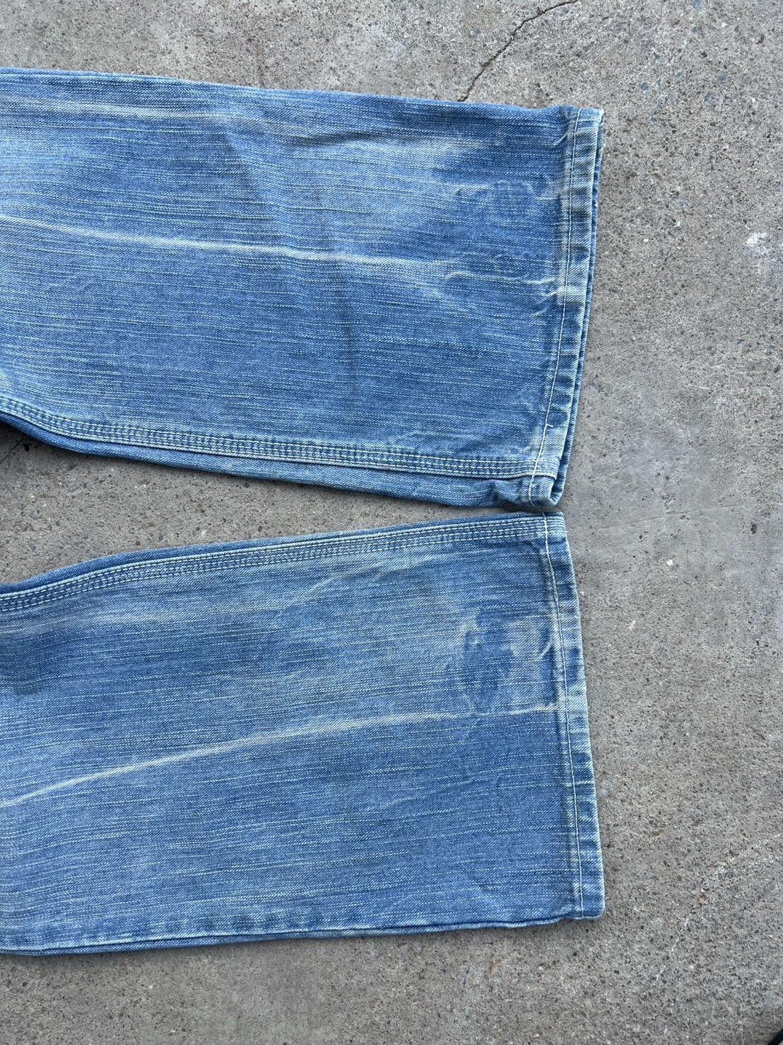 Vintage Distressed Vintage Edwin Patchwork Flared Pants Size US 32 / EU 48 - 4 Thumbnail