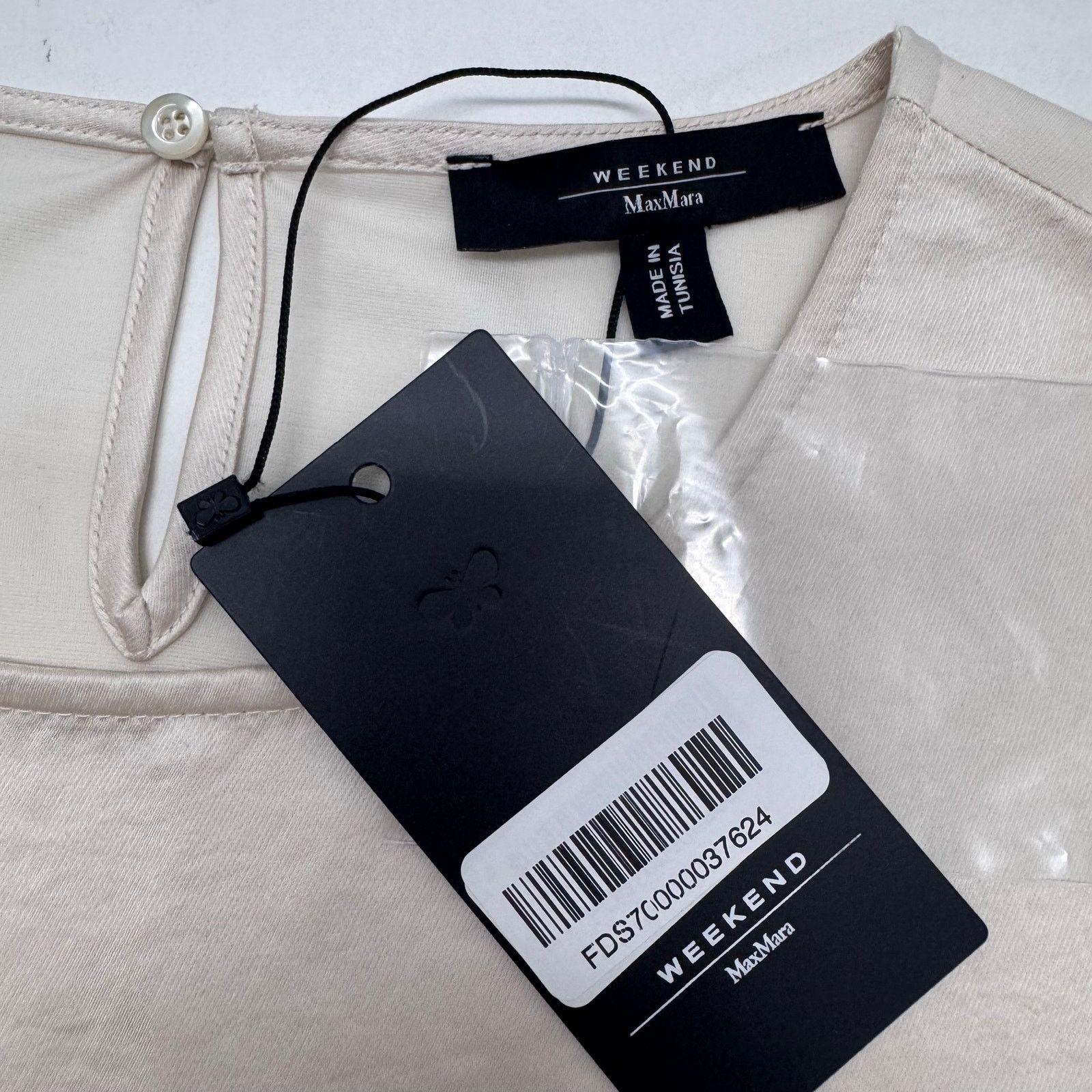 Max Mara Max Mara Amburgo Ivory Soft T-Shirt sz L Minimalist Neutral Size L / US 10 / IT 46 - 5 Thumbnail