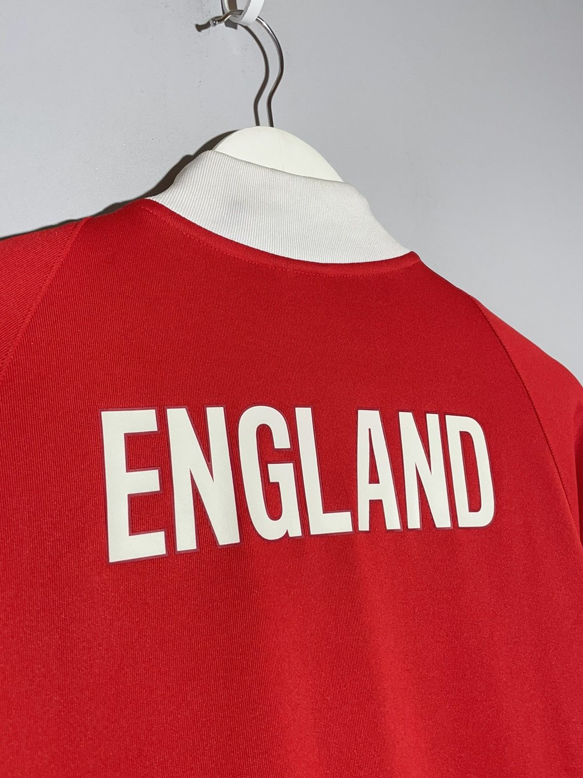 Nike Nike Team England World Cup 2014 Red Full Zip Track Top Size US XL / EU 56 / 4 - 10 Thumbnail