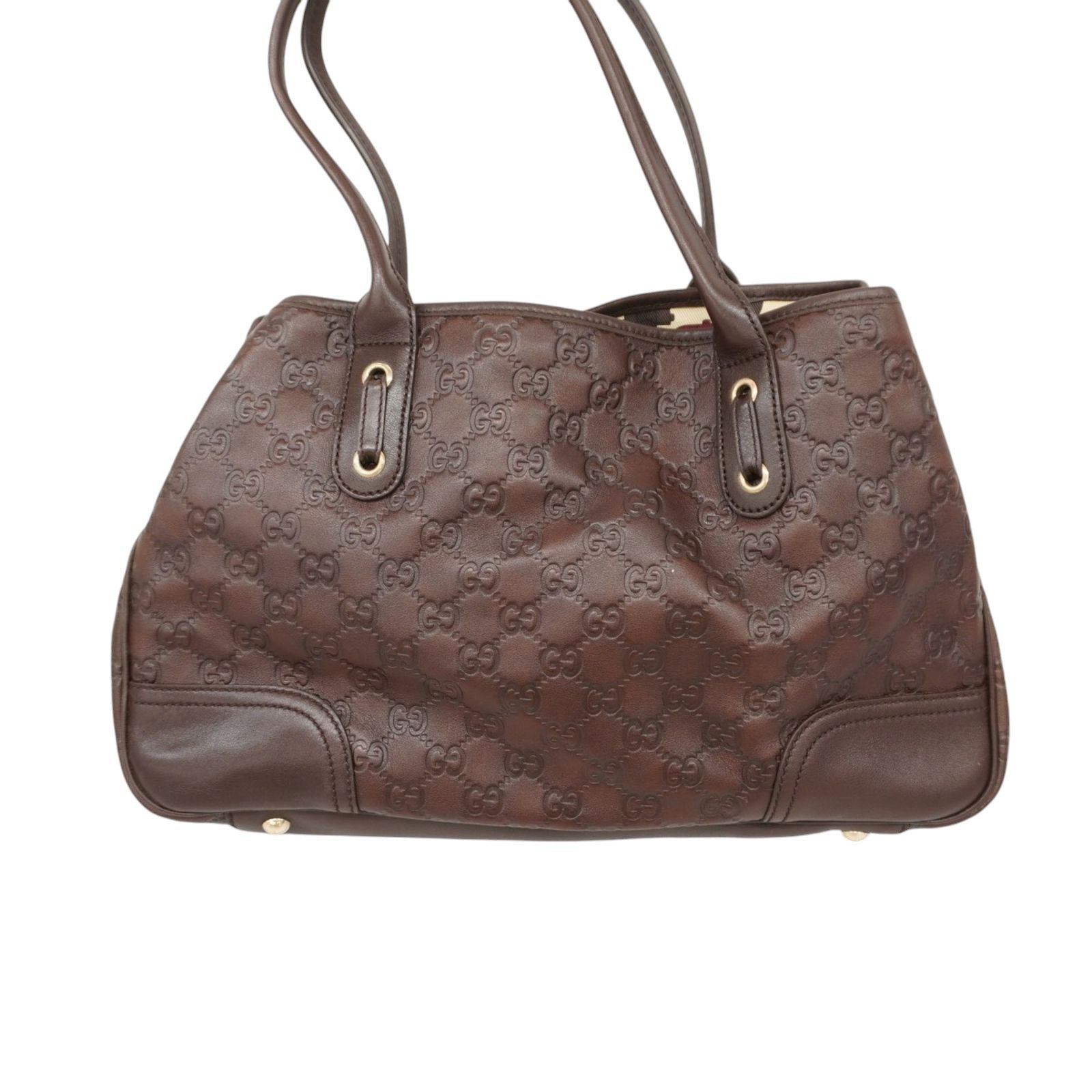 Gucci Gucci - Princess Tote Handbag Shoulder Bag Monogram Leather Size ONE SIZE - 6 Thumbnail