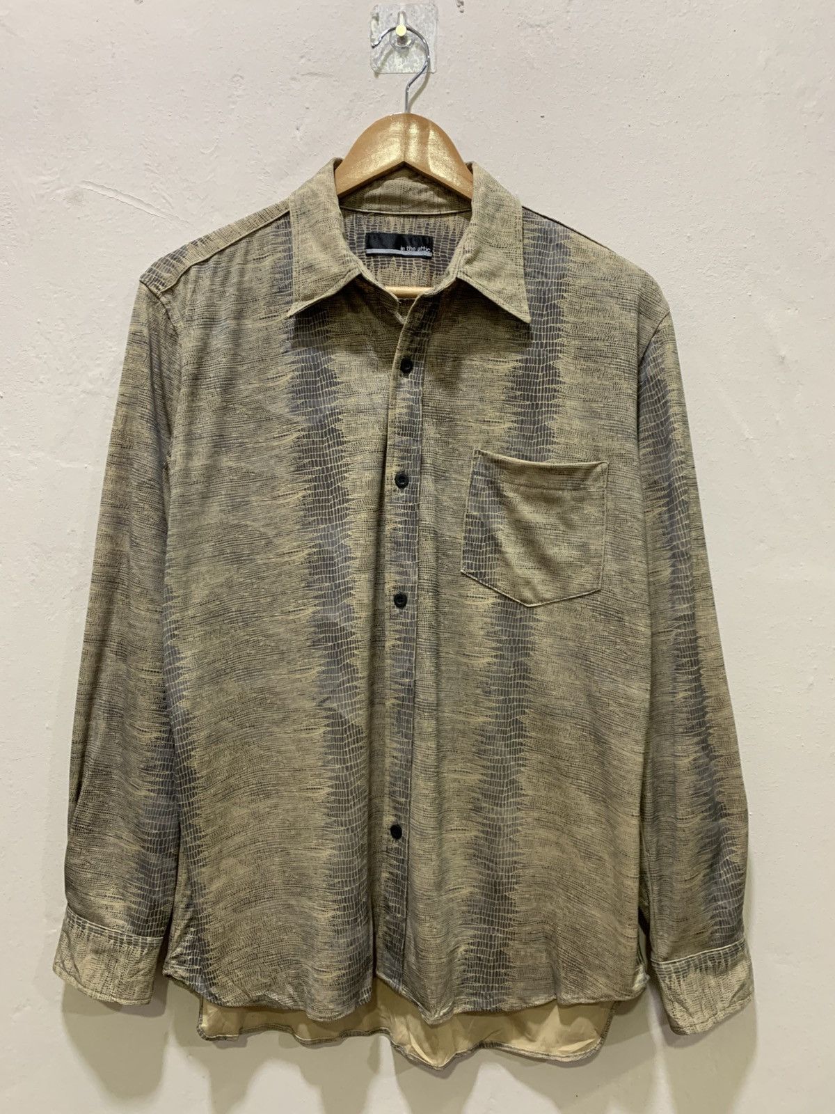 Vintage In The Attic Punk Rare Button Up