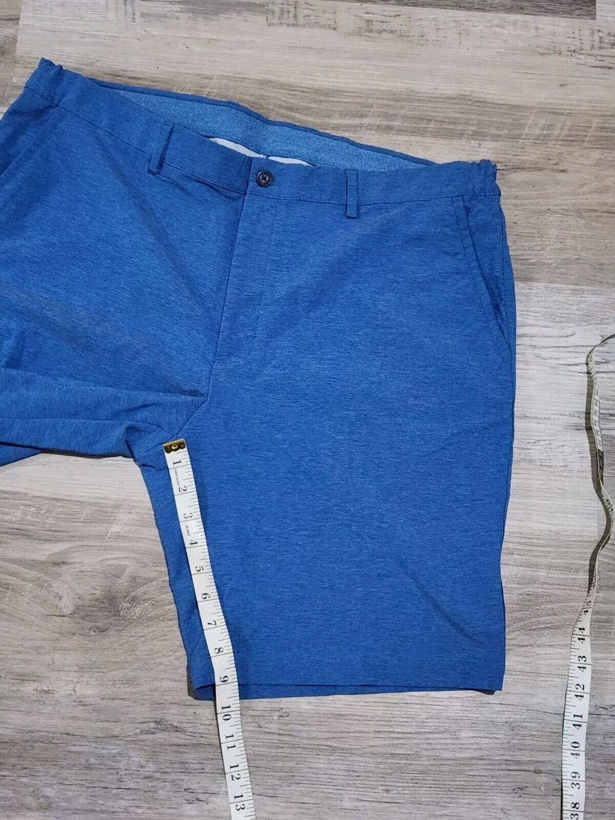 Greg Norman Mens Greg Norman Shorts Size 38 Blue Golf Summer chino Size US 38 / EU 54 - 7 Thumbnail