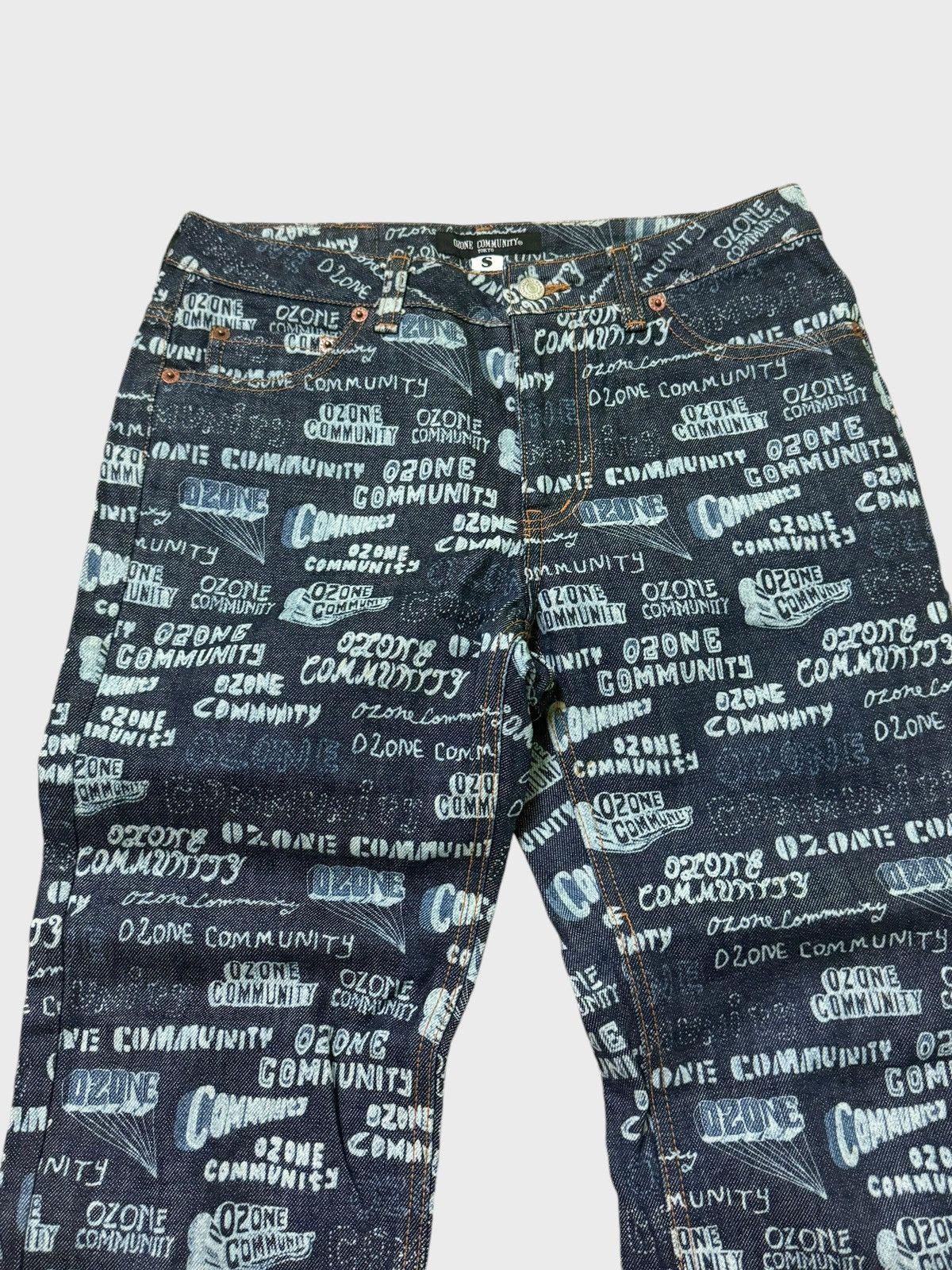 Japanese Brand × Vintage Flared OZONE COMMUNITY Overpinted Hysteric Glamour Style Size US 27 - 3 Thumbnail
