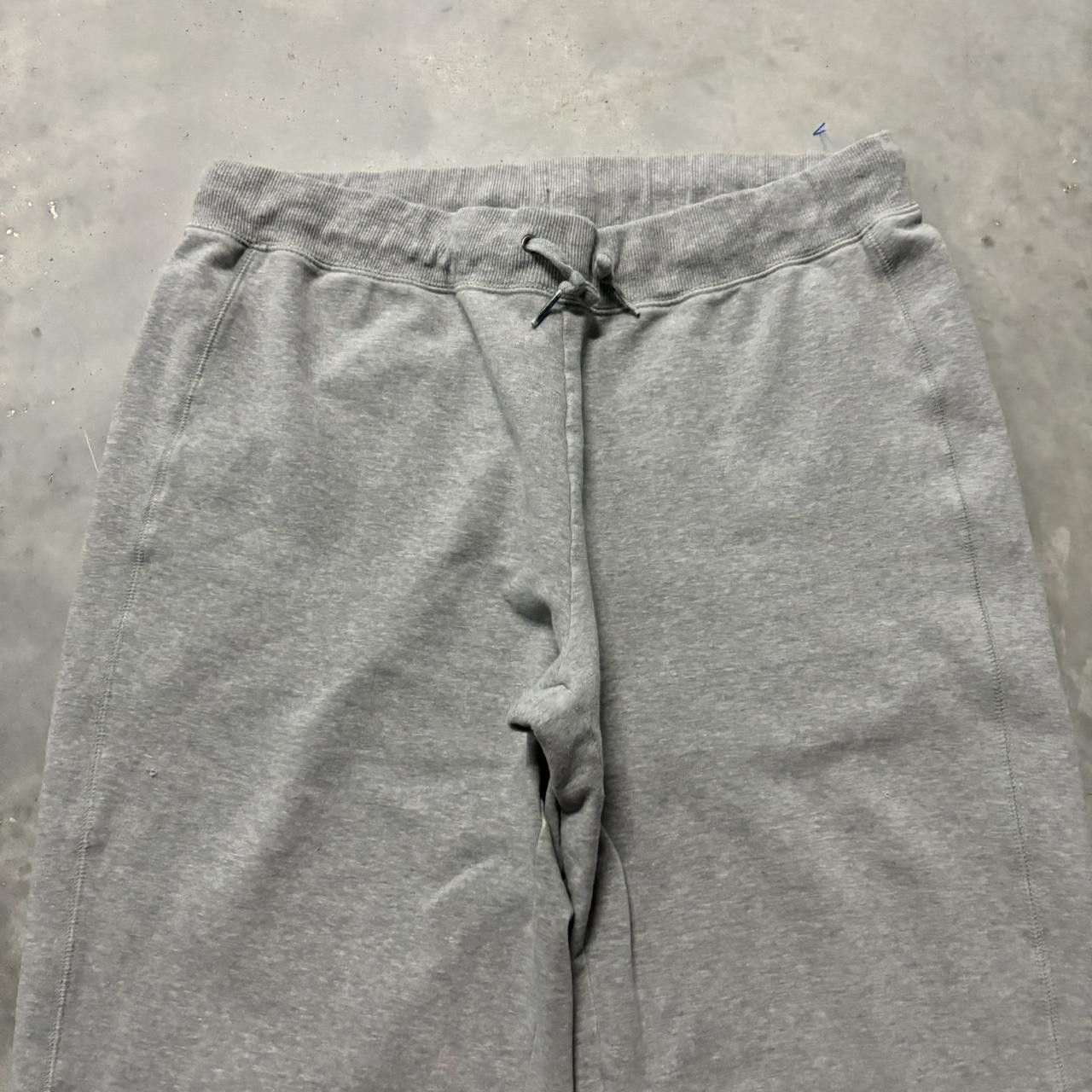 Japanese Brand × Vintage Crazy Vintage Y2K/2000s Baggy Light Grey Skater Essential Sweatpants! Size US 34 / EU 50 - 4 Thumbnail