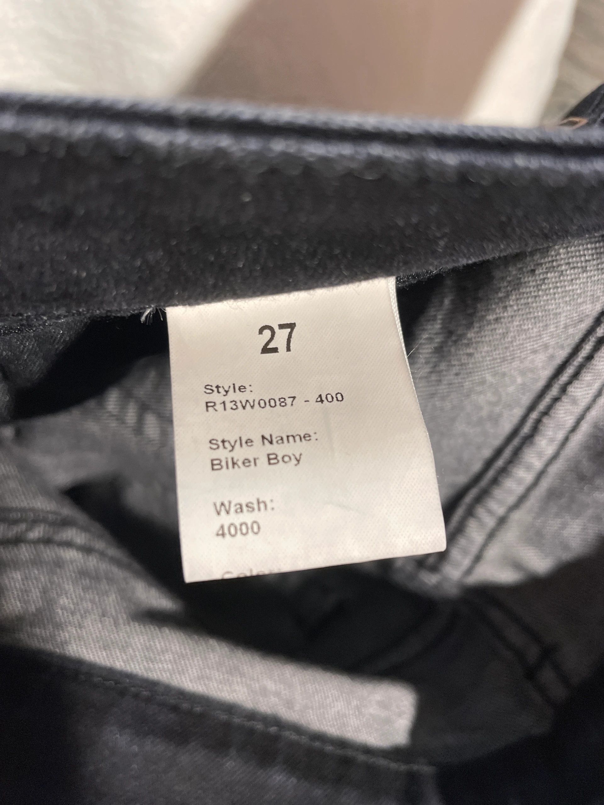 R13 R13 Biker Denim jeans Size 27" / US 4 / IT 40 - 4 Thumbnail