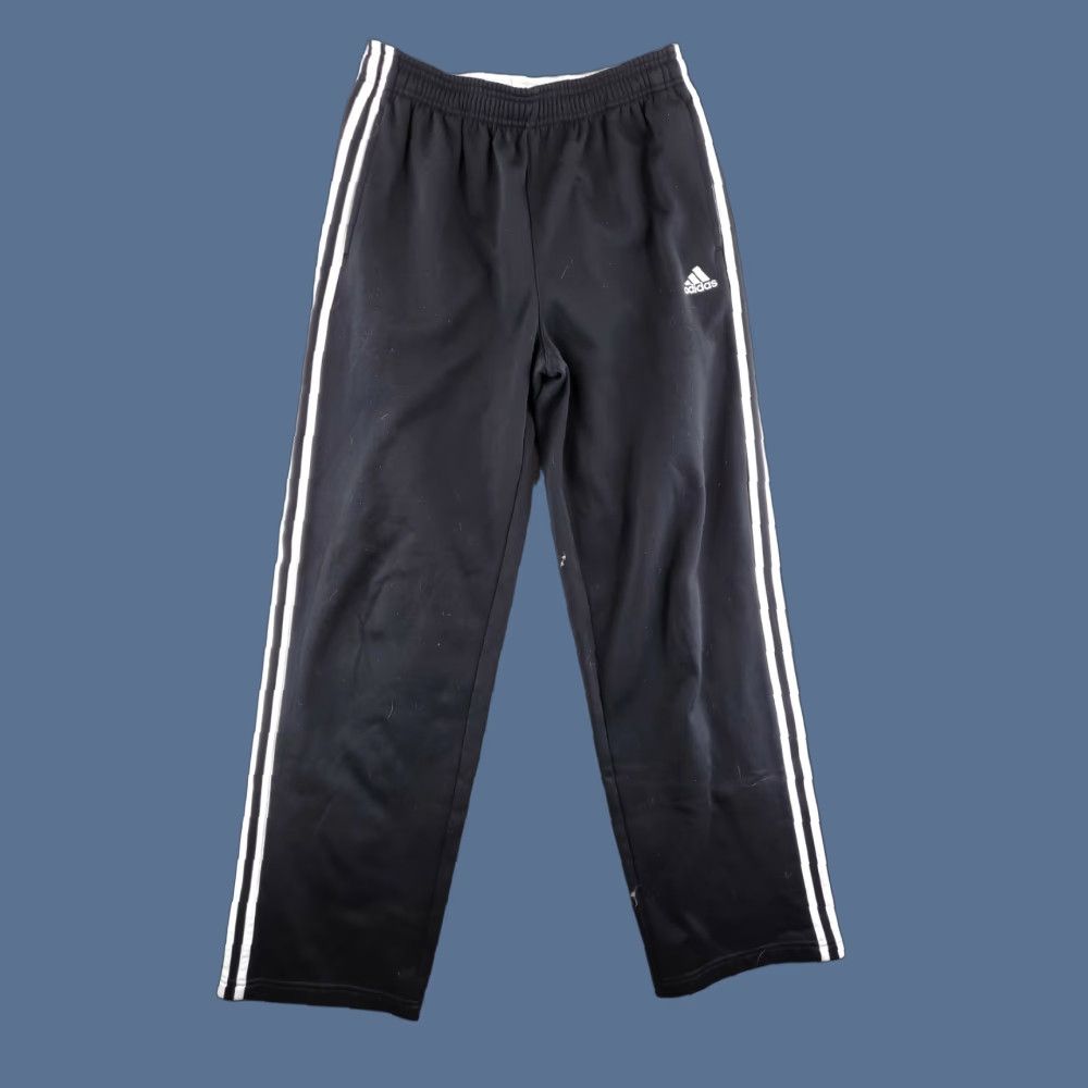 Adidas Adidas Relaxed Fit Sweatpants Mens Small 31" Inseam Black White Sweatpants Mens Small 31 Inseam Black White Adidas Size US 29 - 1 Thumbnail